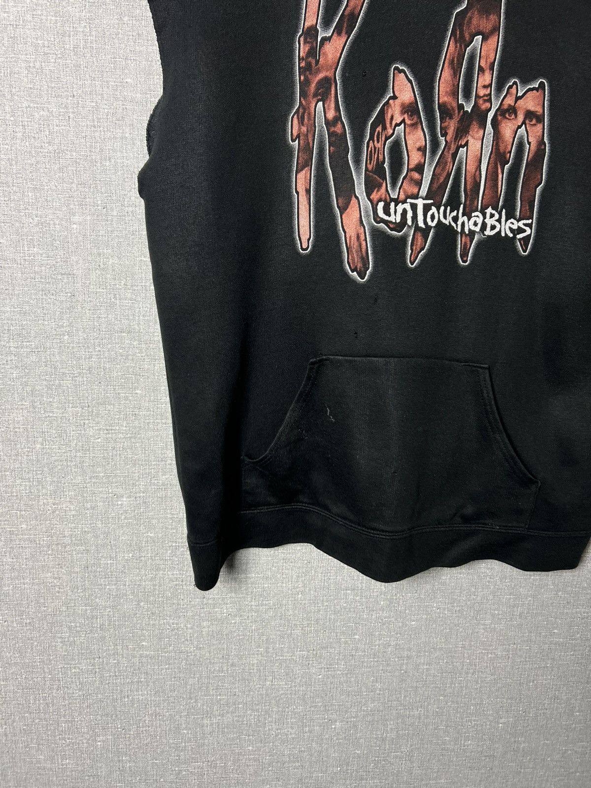 Band Tees Vintage Korn Untouchables Sleeveless Hoodie Size US XL / EU 56 / 4 - 10 Thumbnail