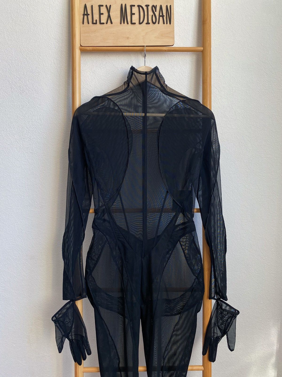 Mugler Mugler x H&M Spiral Panel Catsuit Size M Size M / US 6-8 / IT 42-44 - 13 Thumbnail