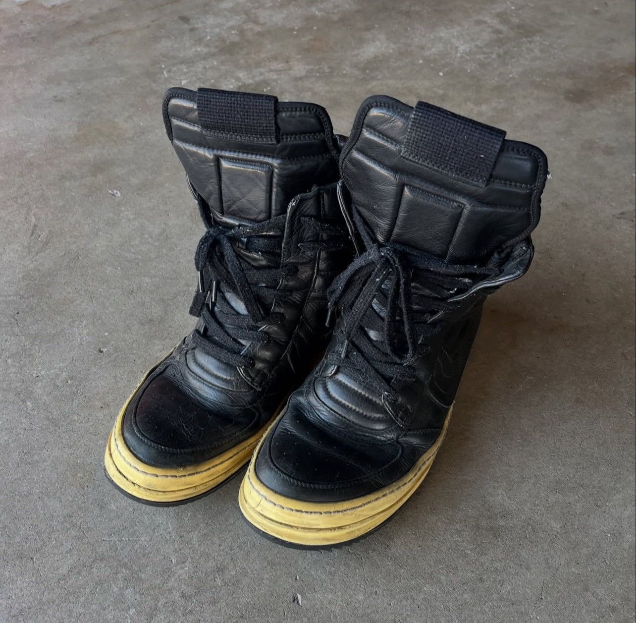 スニーカー RICK OWENS   DUNK 41 Rick Owens Rick Owens Dunk Geo drk 41 | Grailed