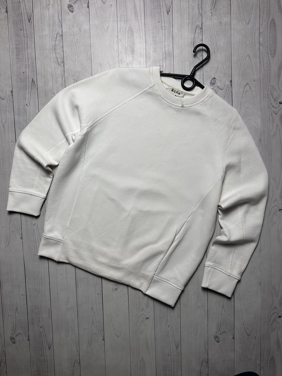 Acne Studios × Vintage Vintage Acne Studios sweatshirt white size S Size US M / EU 48-50 / 2 - 1 Thumbnail