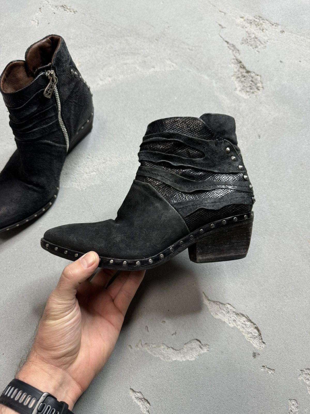 Japanese Brand × Vintage A.S. 98 Boots Shoes Leather Style Rick Owens Size US 6 / IT 36 - 1 Thumbnail
