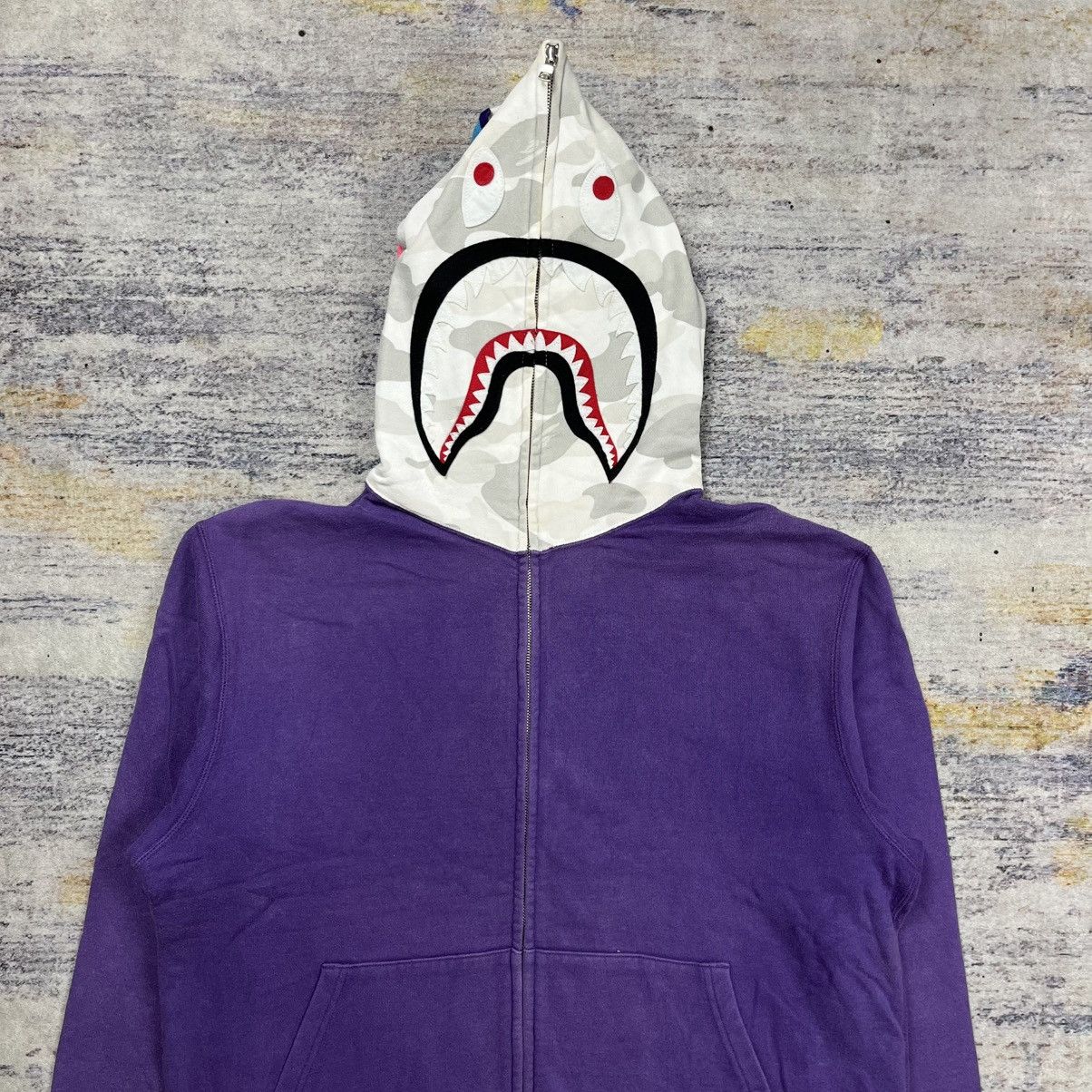 Bape Bape shark wgm full zip hoodie Size US M / EU 48-50 / 2 - 6 Thumbnail