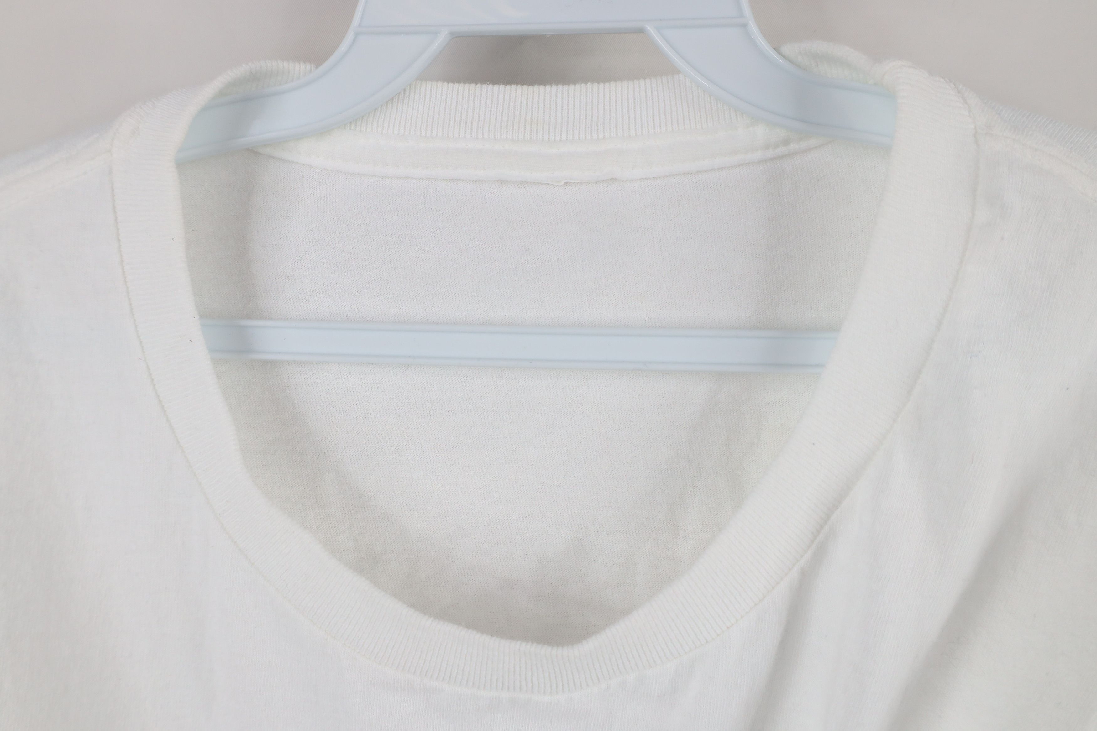 Vintage Vintage 90s Streetwear Cotton Long Sleeve T-Shirt White Size US XXL / EU 58 / 5 - 5 Thumbnail