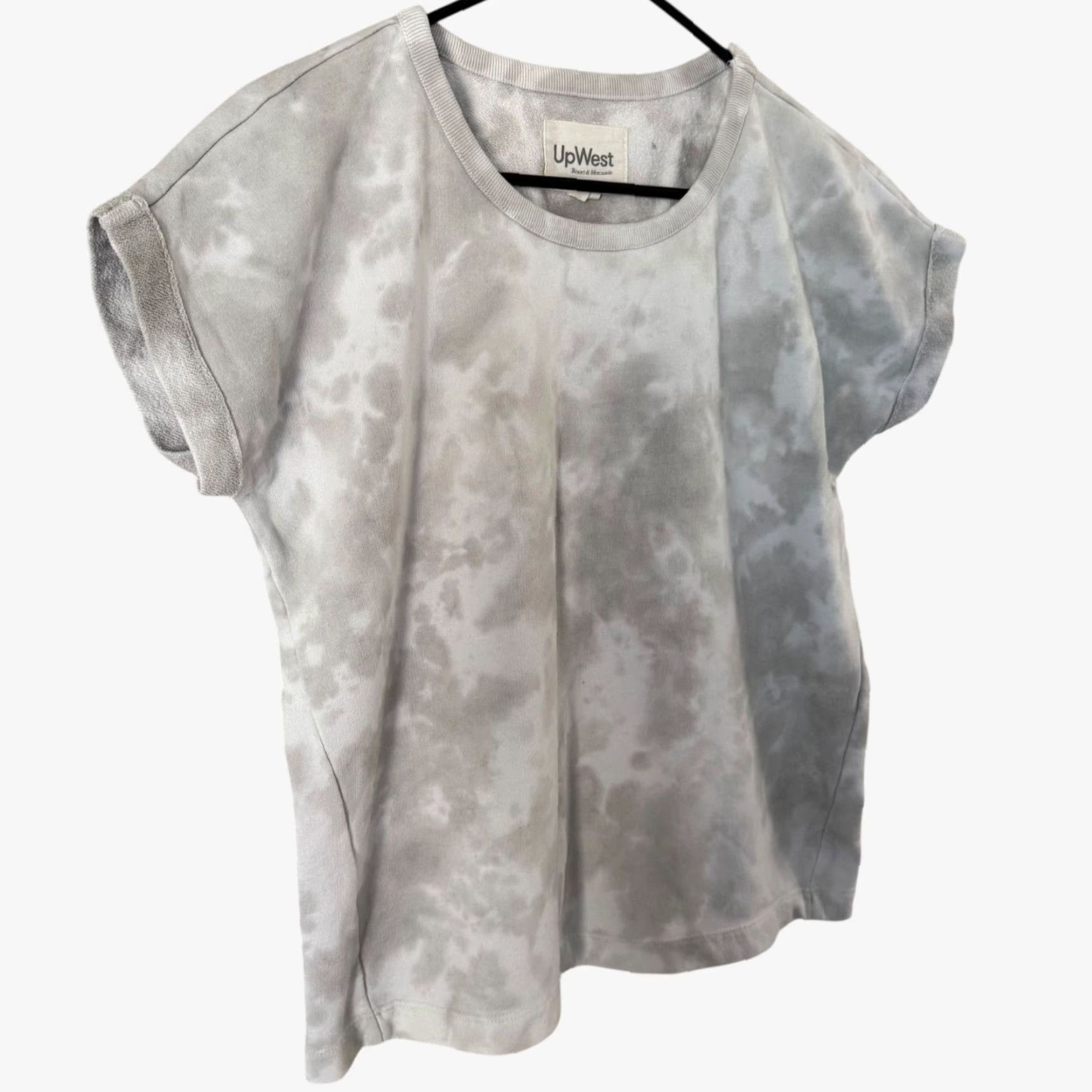 Vintage VINTAGE UpWest Tie-Dye Crewneck Sweatshirt Women's Small Gray Short Sleeve Pullover Casual Activewear Fall Spring Summer Outdoor Size S / US 4 / IT 40 - 3 Thumbnail