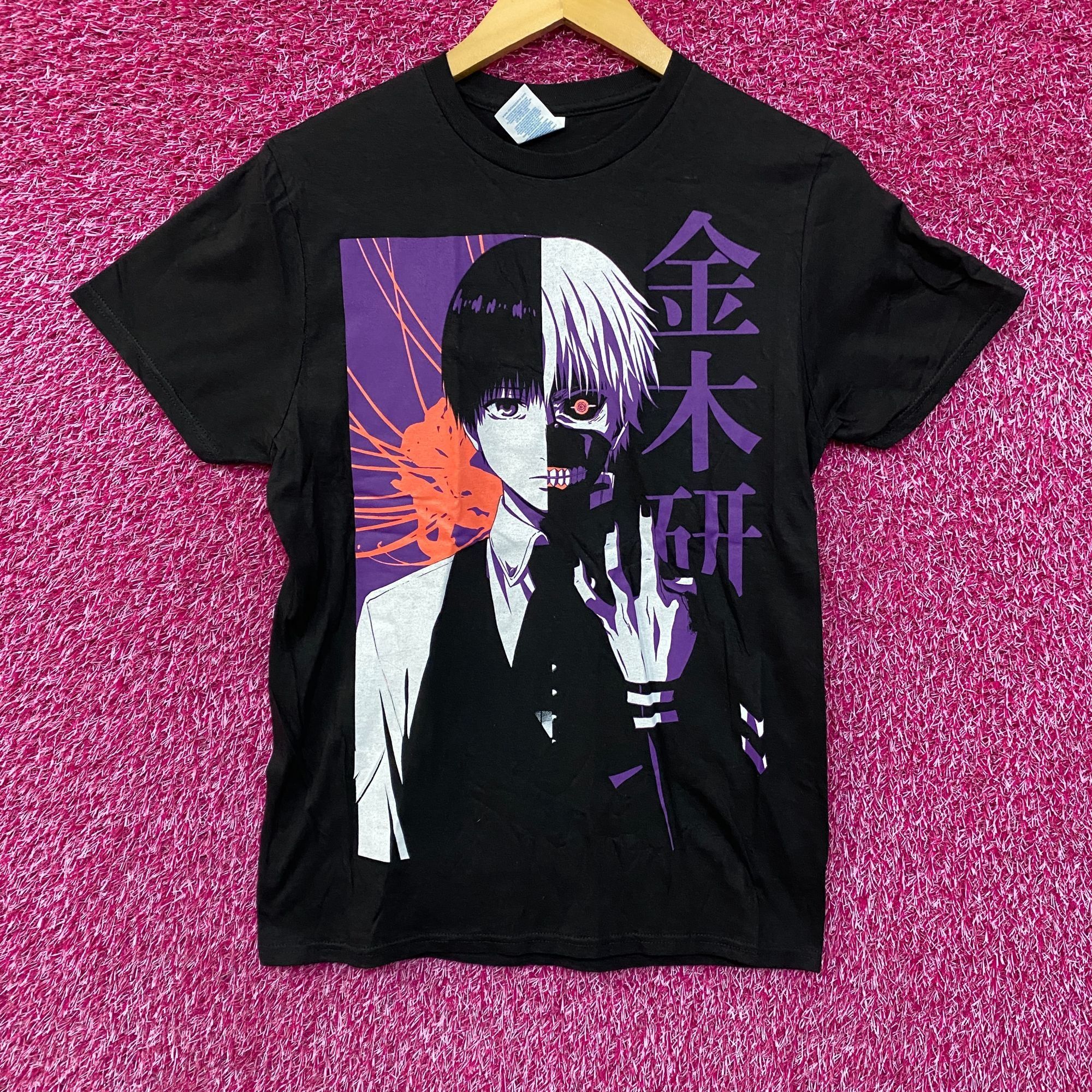 Anime Tokyo Ghoul Ken Kaneki One Eye Ghoul Anime T-Shirt Small Size US S / EU 44-46 / 1 - 1 Thumbnail