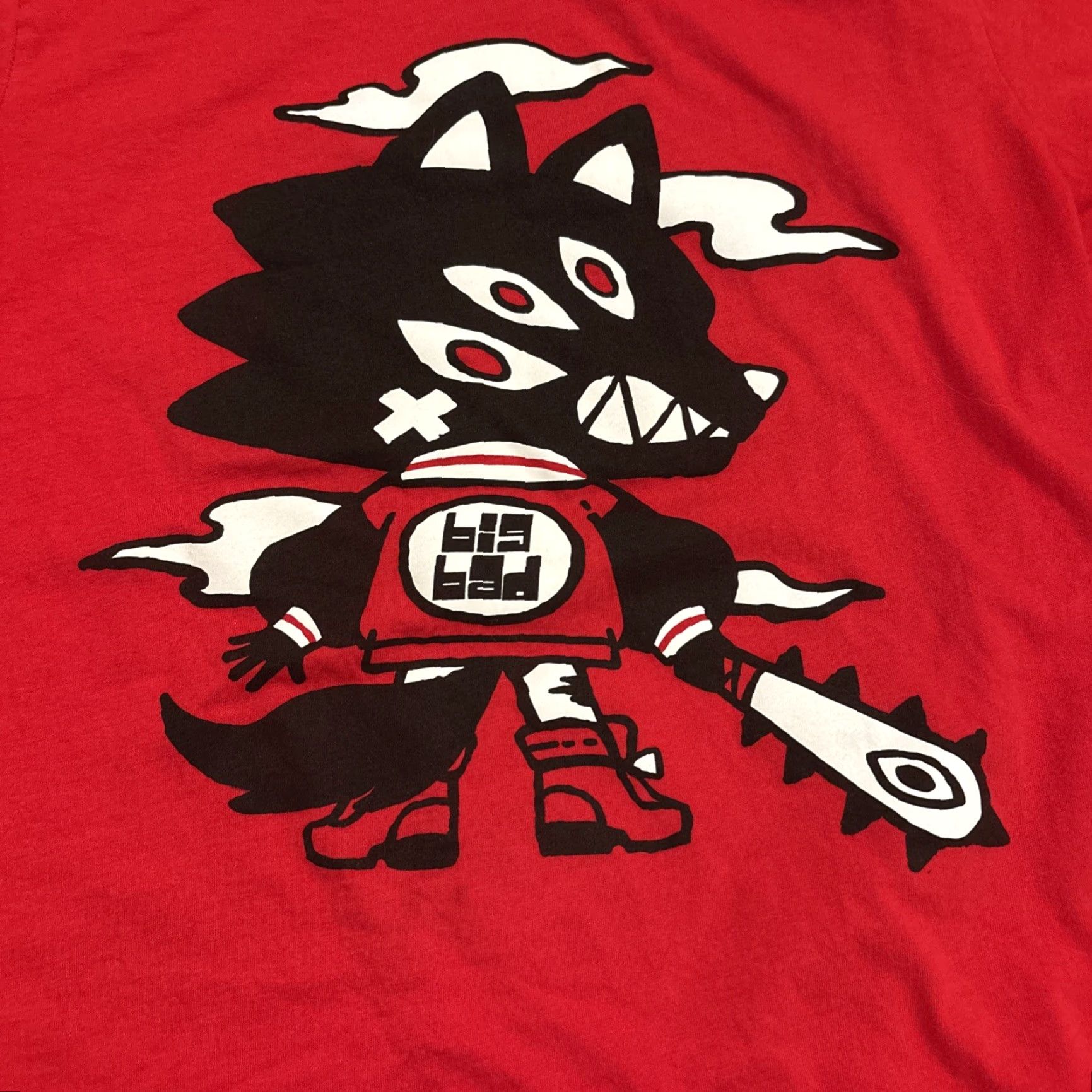 Vintage VINTAGE Kinwamonster T-Shirt Long Sleeve Red Anime Size M Mens Discontinued 90s Theme Kinwamonster Brand Shirt Size US M / EU 48-50 / 2 - 2 Thumbnail