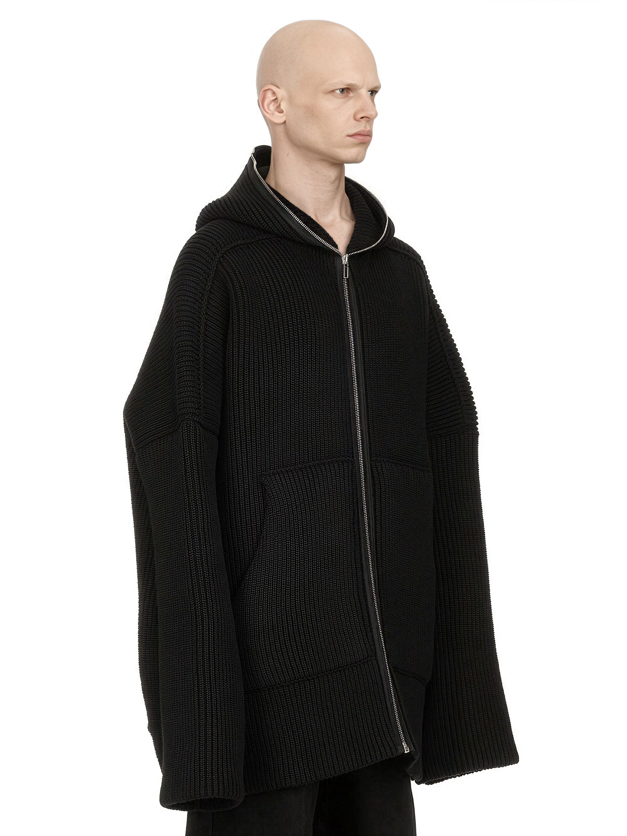Rick Owens $ 4.5K FW24 Porterville Runway Gimp Hoodie Size US L / EU 52-54 / 3 - 4 Thumbnail