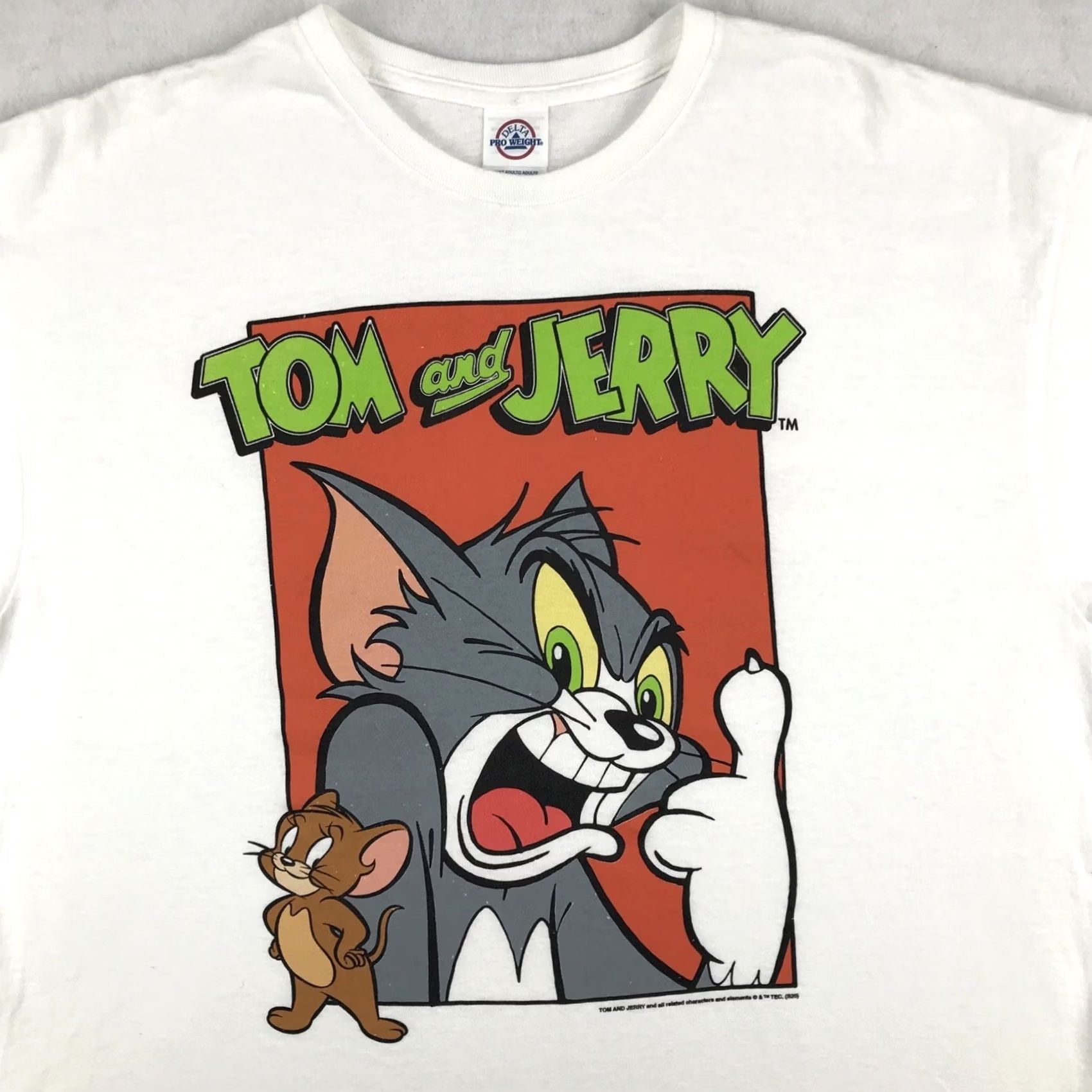 Delta TOM & JERRY CARTOON T-Shirt XL tv show cat mouse soft Size US XL / EU 56 / 4 - 4 Thumbnail