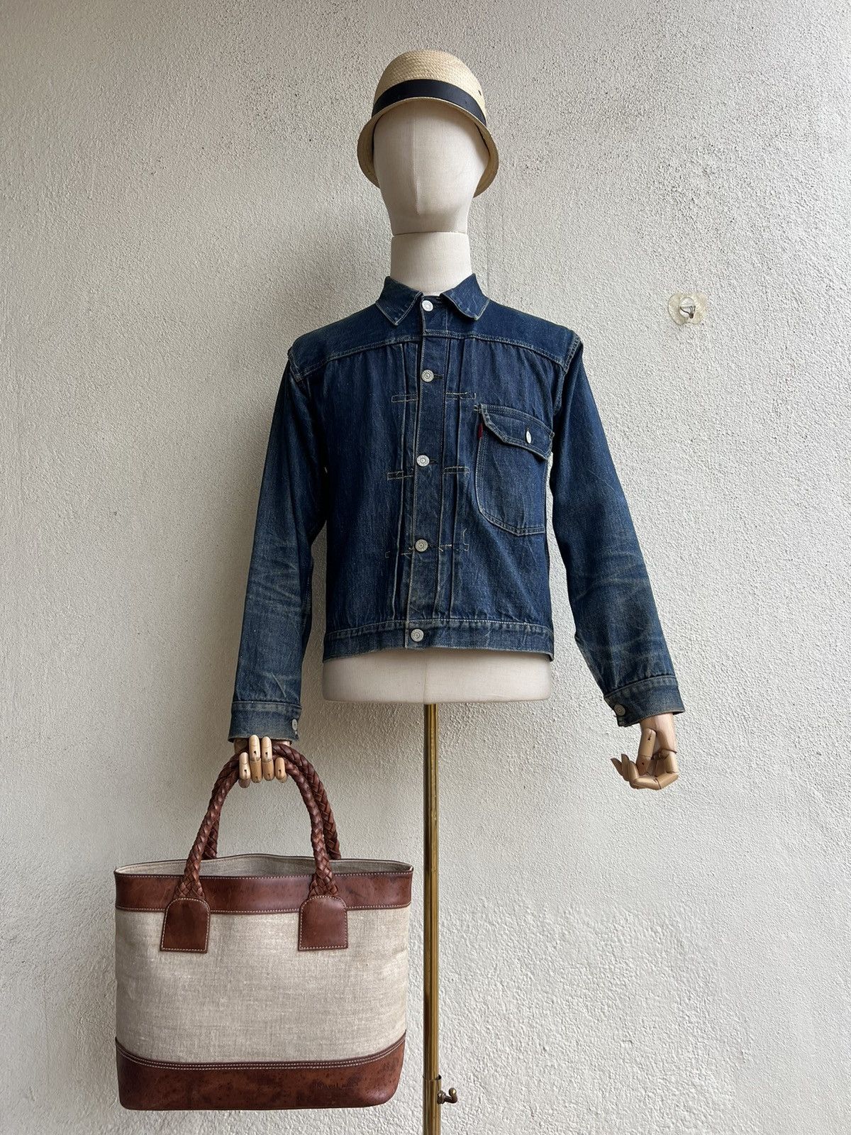 Ralph Lauren Vintage Ralph Lauren Patina Leather Hybrid Tote Bag Size ONE SIZE - 1 Thumbnail