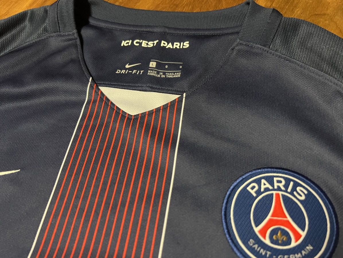 Nike × Vintage Nike PSG Away 2016 Authentic Jersey Paris Saint-Germain Sz L Size US L / EU 52-54 / 3 - 2 Thumbnail