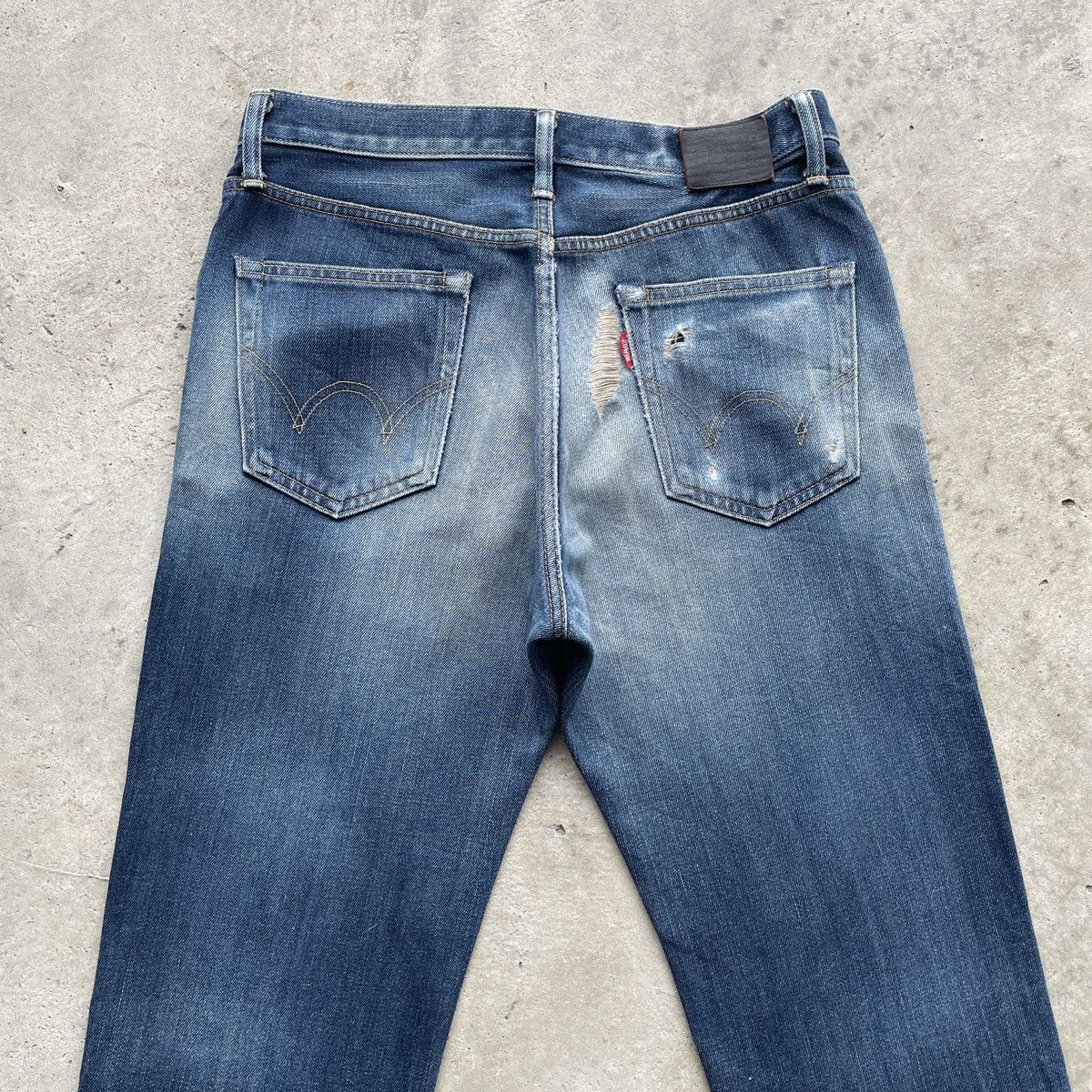 Edwin Vintage Edwin Japan Distressed Jeans Denim Pants Faded W32 Size US 32 / EU 48 - 10 Thumbnail