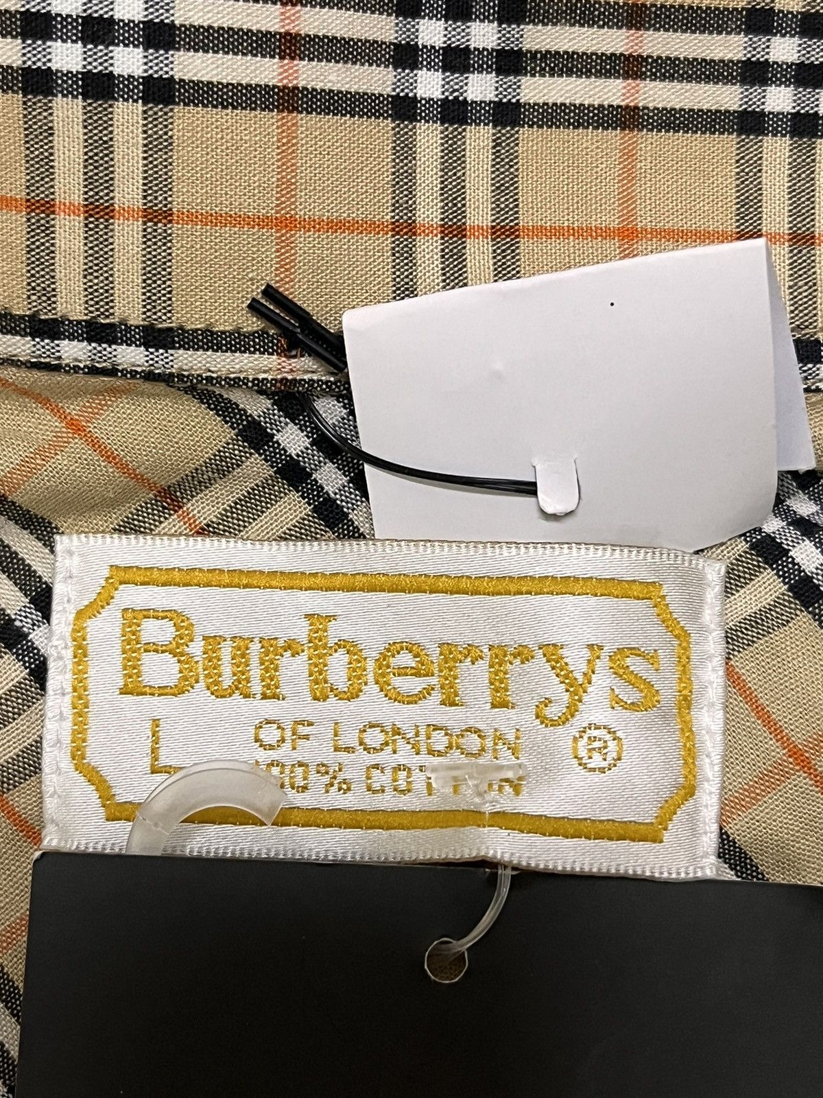Burberry × Vintage Vintage 80s burberry nova check shirt Size US S / EU 44-46 / 1 - 7 Thumbnail