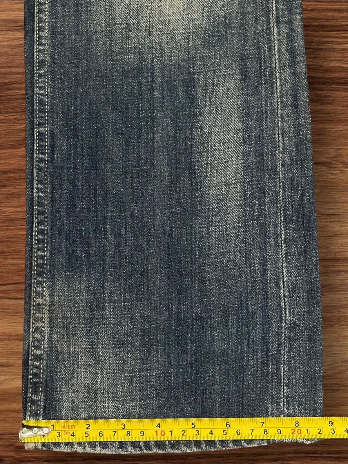 Japanese Brand Vintage Japanese Brand Blue Faded Washed Distressed Jeans Size US 32 / EU 48 - 14 Thumbnail