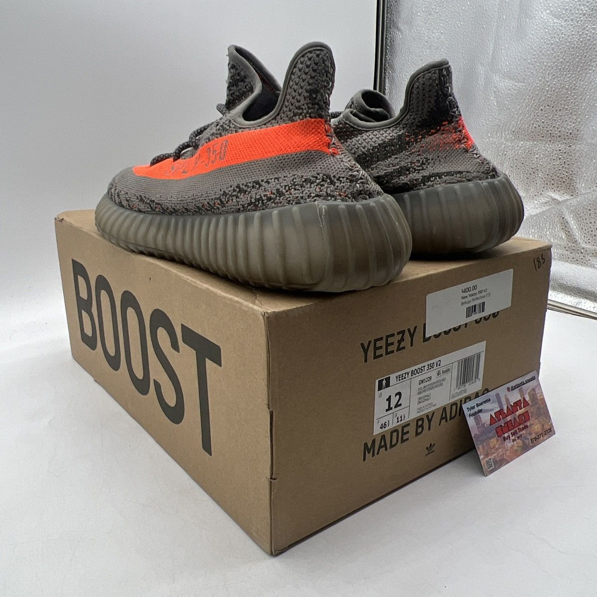 Adidas Yeezy boost 350 beluga reflective Size US 12 / EU 45 - 4 Thumbnail