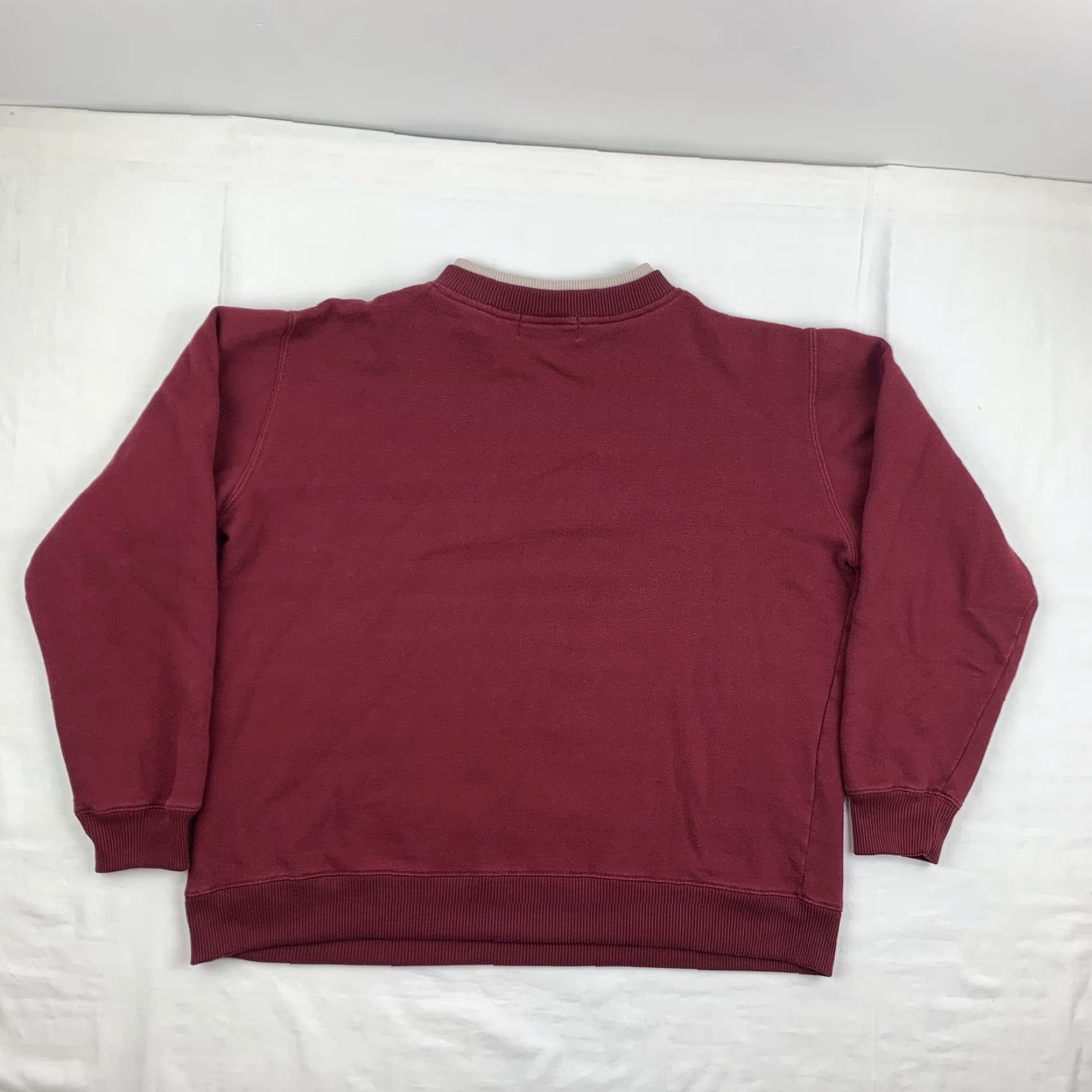 Asket VINTAGE Shenanigans Sweatshirt Womens Large Red Flower Basket Pullover 90s USA Size L / US 10 / IT 46 - 8 Thumbnail