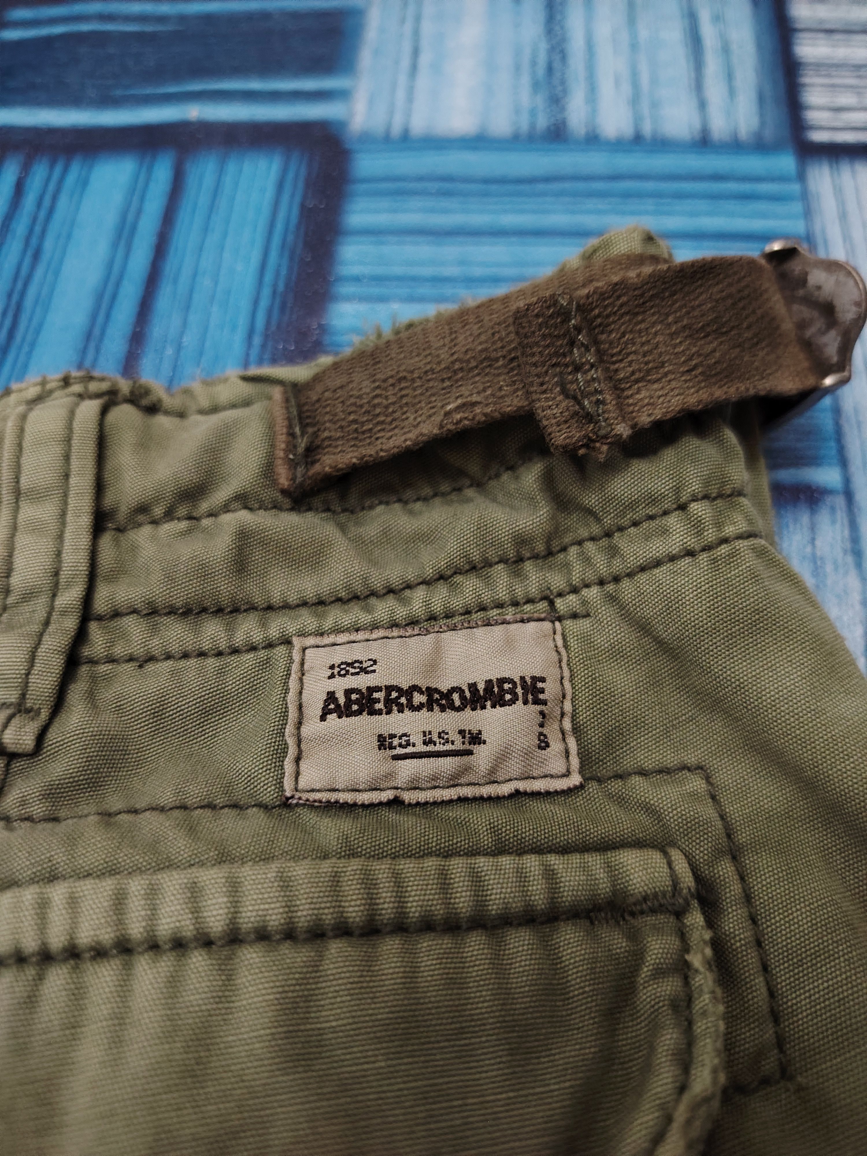 Abercrombie & Fitch Vtg Abercrombie & Fitch Cargo Military Pants Style Size US 29 - 19 Thumbnail