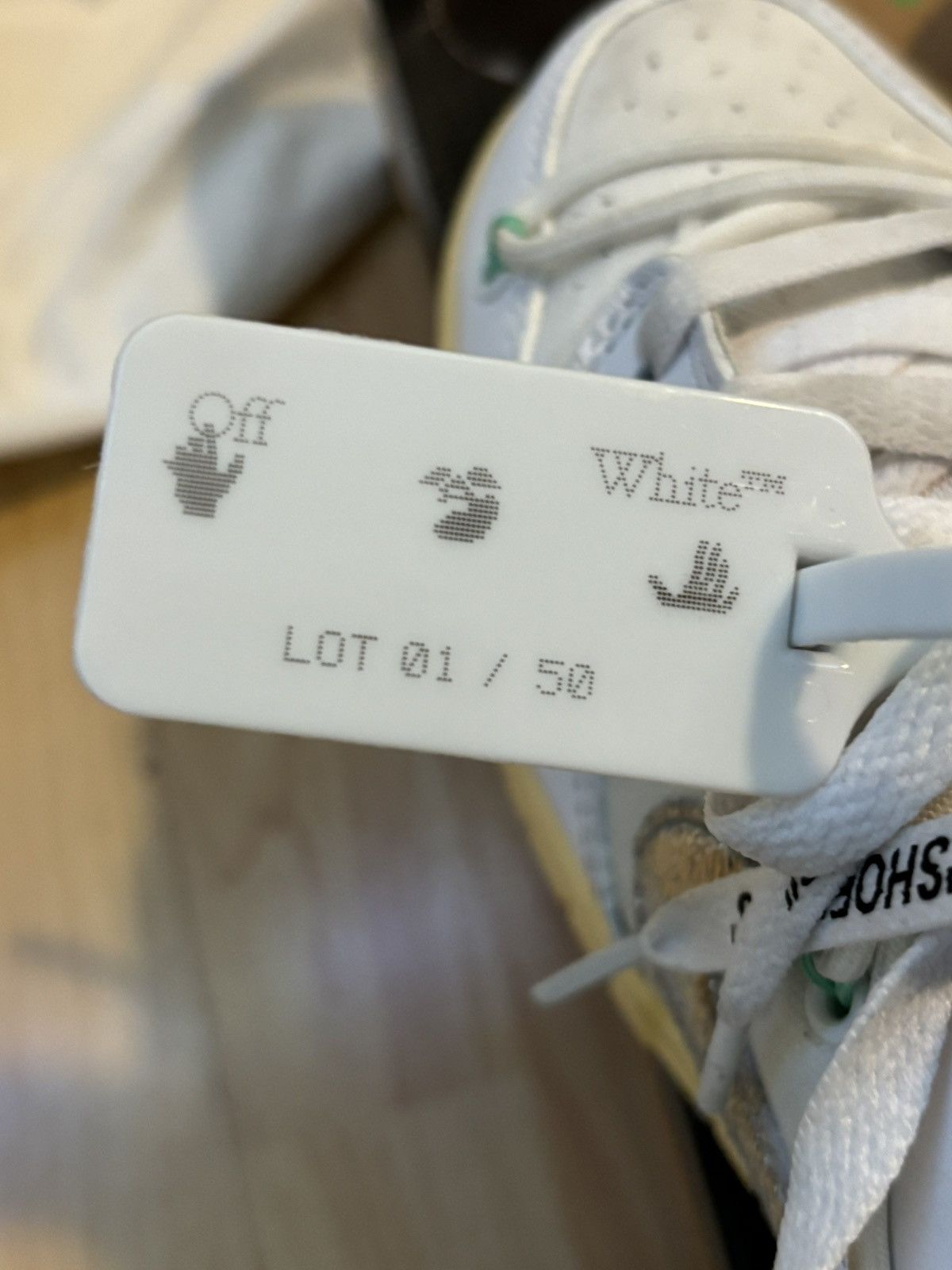 Nike × Off-White Nike Off White Dunk Low Lot 01 Of 50 Size 5.5 Size US 5.5 / EU 38 - 10 Thumbnail