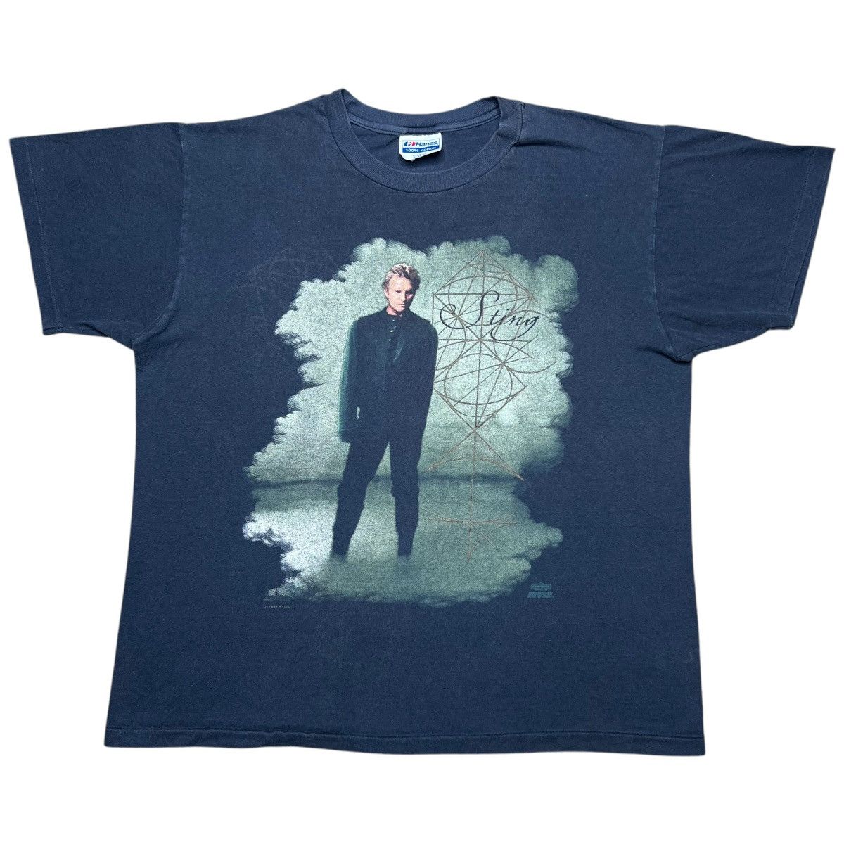 Rock Band × Vintage Vintage 1991 Sting The soul cages tour tee 