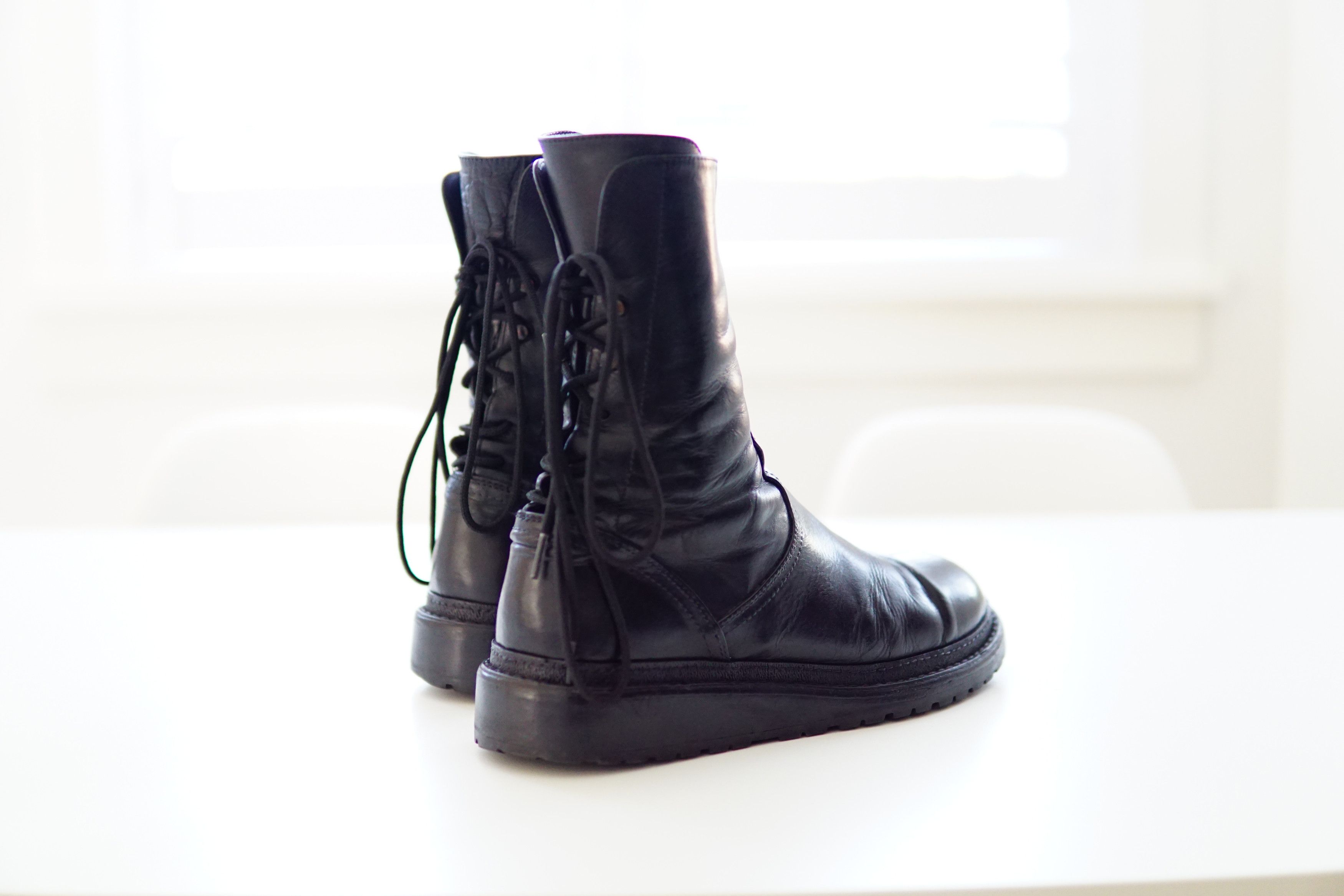 Ann Demeulemeester FW14 Backlace Corset Boots Size US 9 / EU 42 - 5 Thumbnail