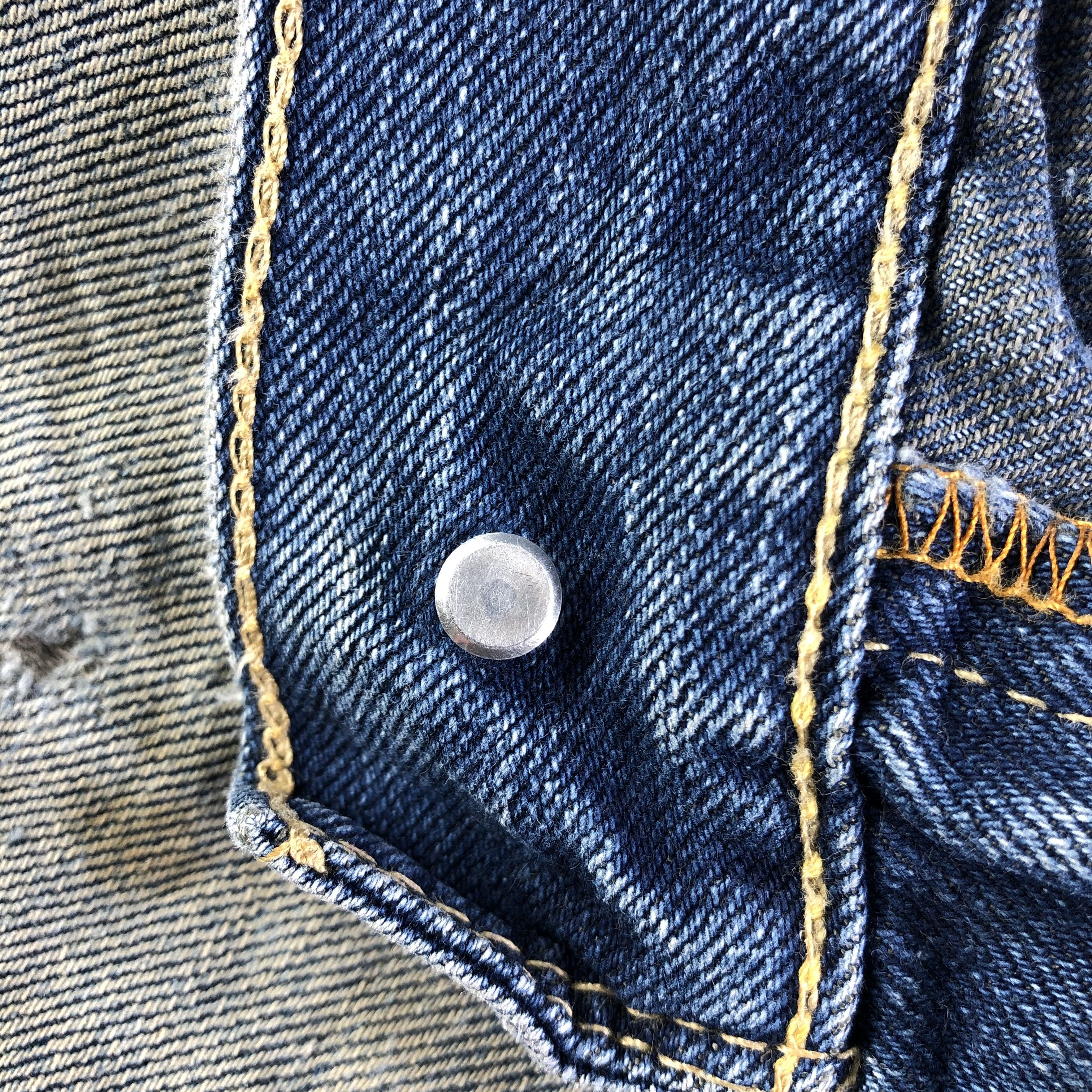 Levi's Vintage Distressed Levis Jeans-J4370 Size US 34 / EU 50 - 9 Thumbnail