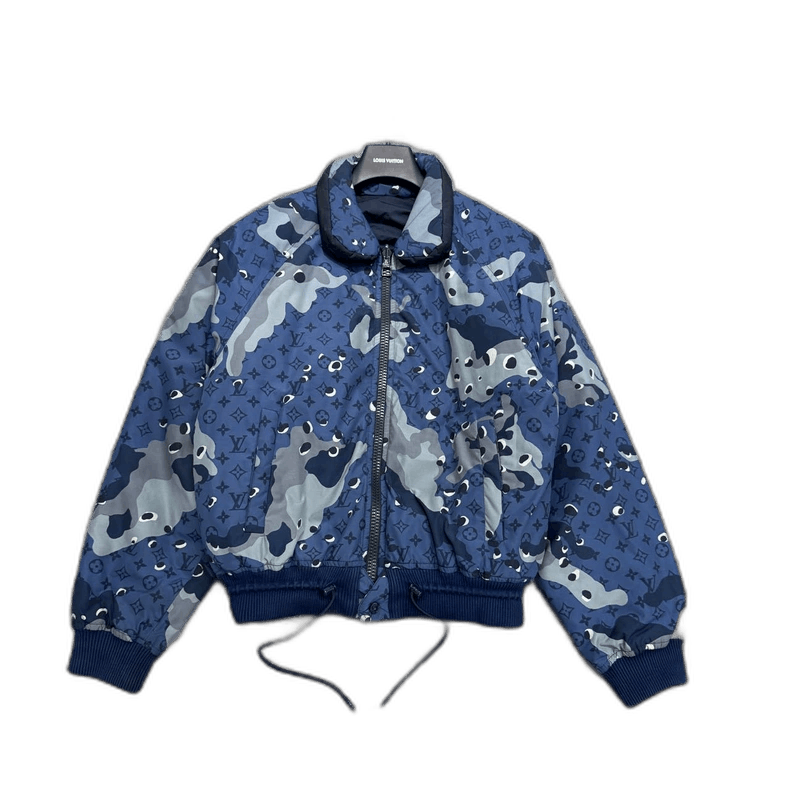Louis Vuitton Louis Vuitton Blue Camo Reversible Cotton Jacket-2507 Size US L / EU 52-54 / 3 - 1 Thumbnail