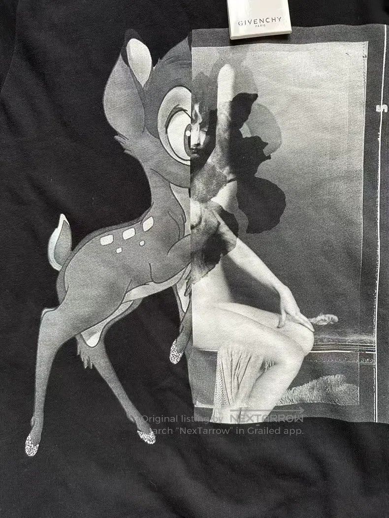 Givenchy Givenchy Black and White Bambi Sweatshirt Size US XS / EU 42 / 0 - 4 Thumbnail
