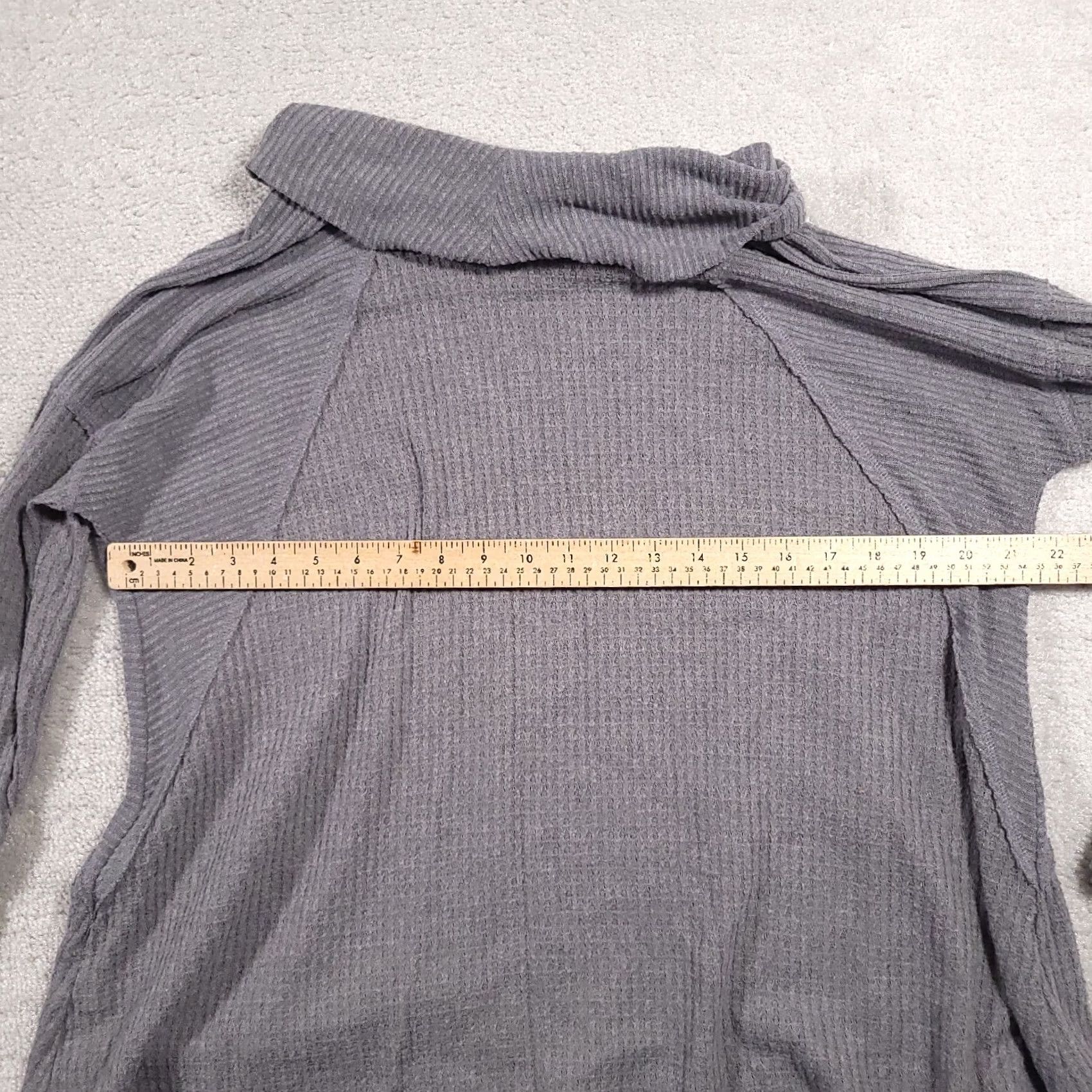 Vintage Maurices Sweater Women's 0X Plus Size Cowl Neck L/S Knit Stretch Pullover Fall Winter Size XL / US 12-14 / IT 48-50 - 5 Thumbnail