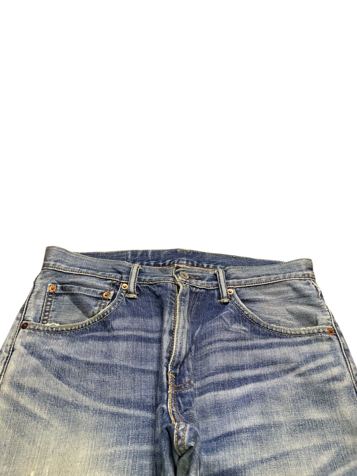 Levi's Vintage 90s Levis 503 Mud Wash Distressed Loose Jeans Size US 32 / EU 48 - 4 Thumbnail