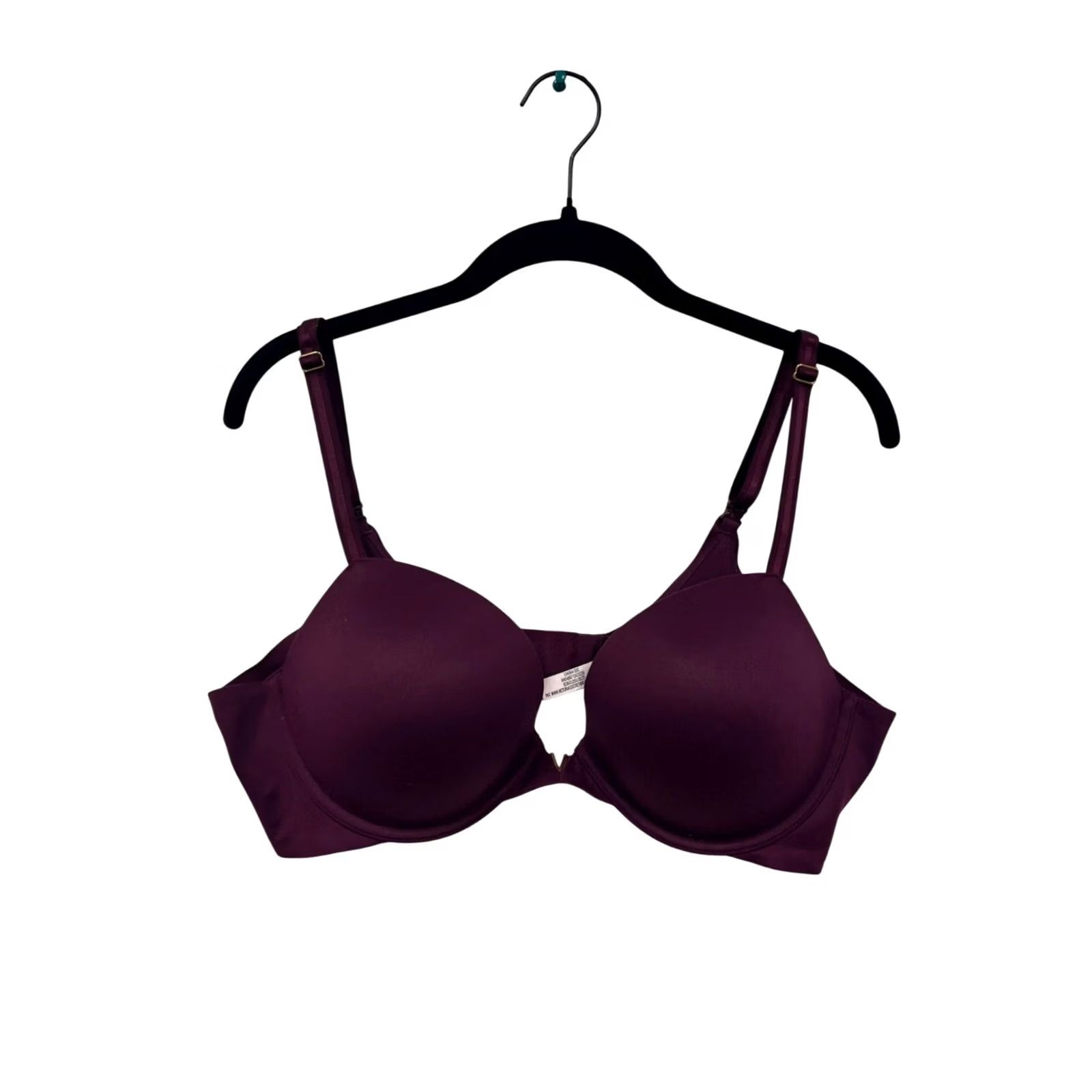 Victoria's Secret Victoria's Secret Women Bra Push Up Burgundy 38C Size ONE SIZE - 2 Thumbnail