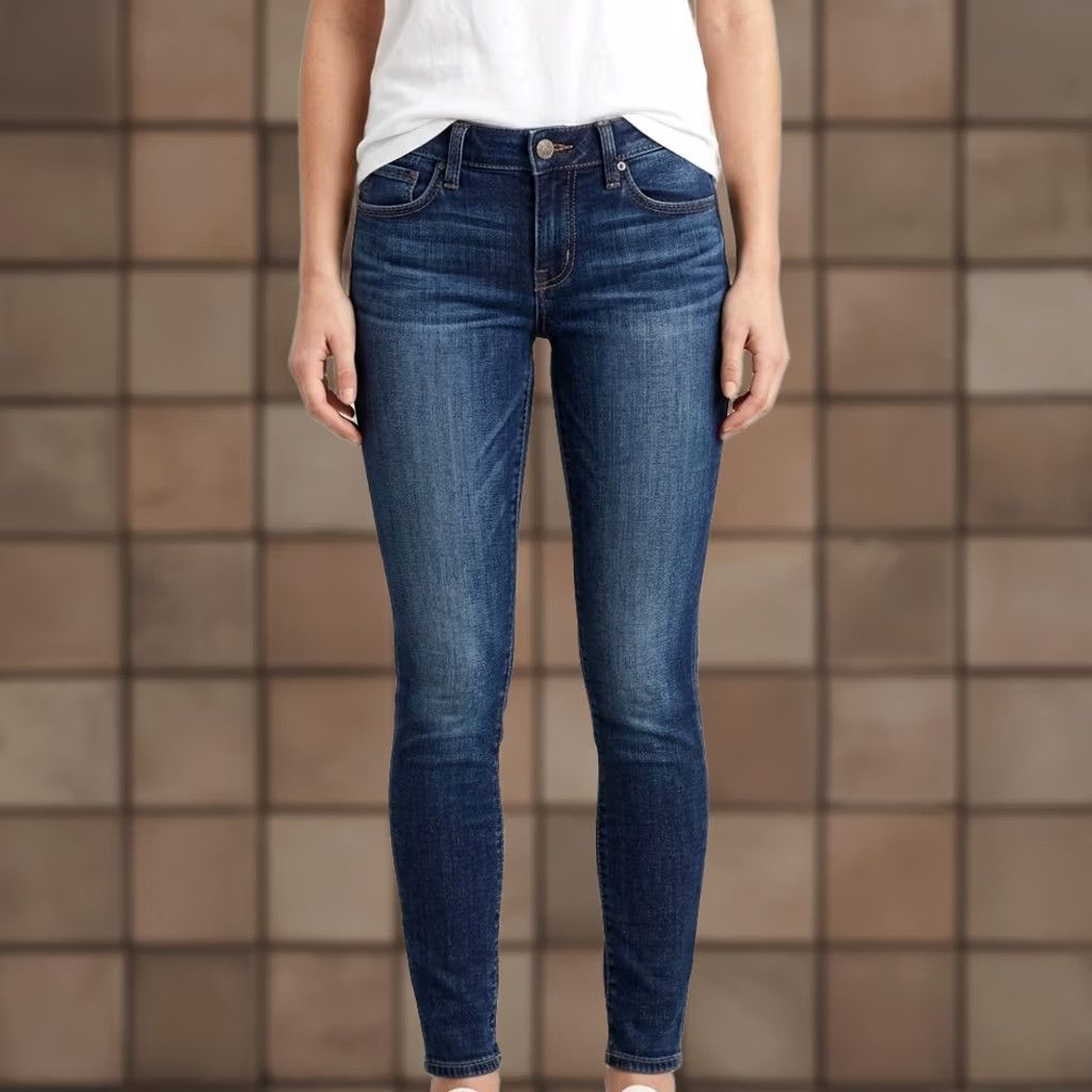 American Eagle Outfitters American Eagle Jegging Super Stretch Skinny Denim Size 0 Short Dark Wash Size 25" / US 0 / IT 36 - 1 Thumbnail