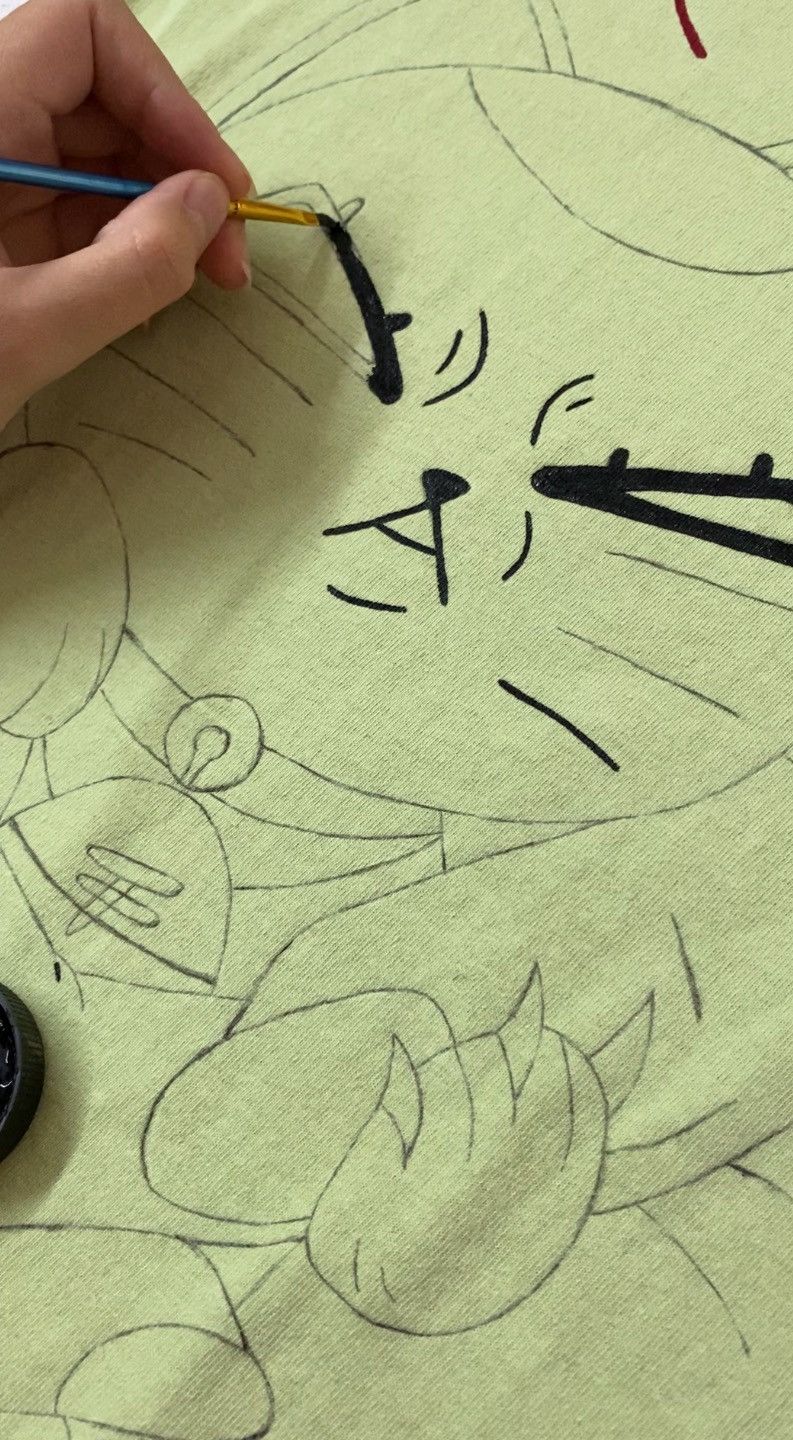 Anime 1 in world! Custom HandMade HandPainted DanDaDan TurboGranny Size US XL / EU 56 / 4 - 14 Thumbnail