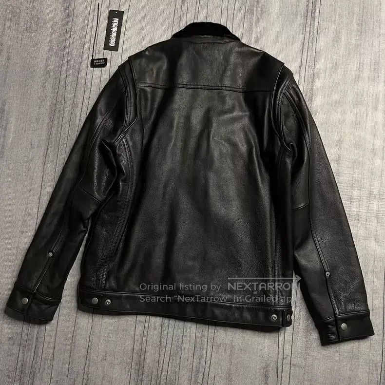 Neighborhood Neighborhood 13AW Vintage Real Leather Biker Jacket with H Size US M / EU 48-50 / 2 - 2 Thumbnail