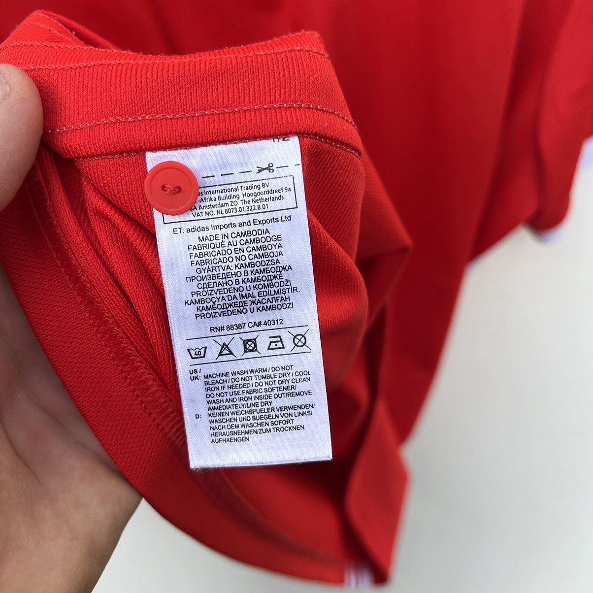 Adidas Wales 2018 - 2020 home football shirt jersey Adidas Size US XXL / EU 58 / 5 - 8 Thumbnail