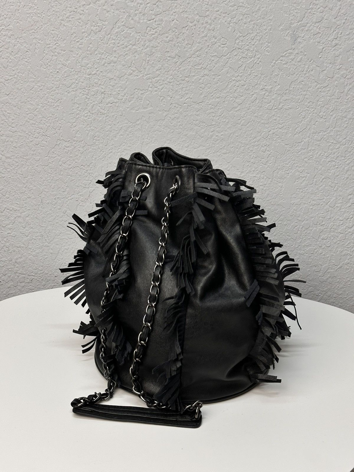 Vintage If Six Was Nine Bag Leather Avantgarde Y2K Margiela