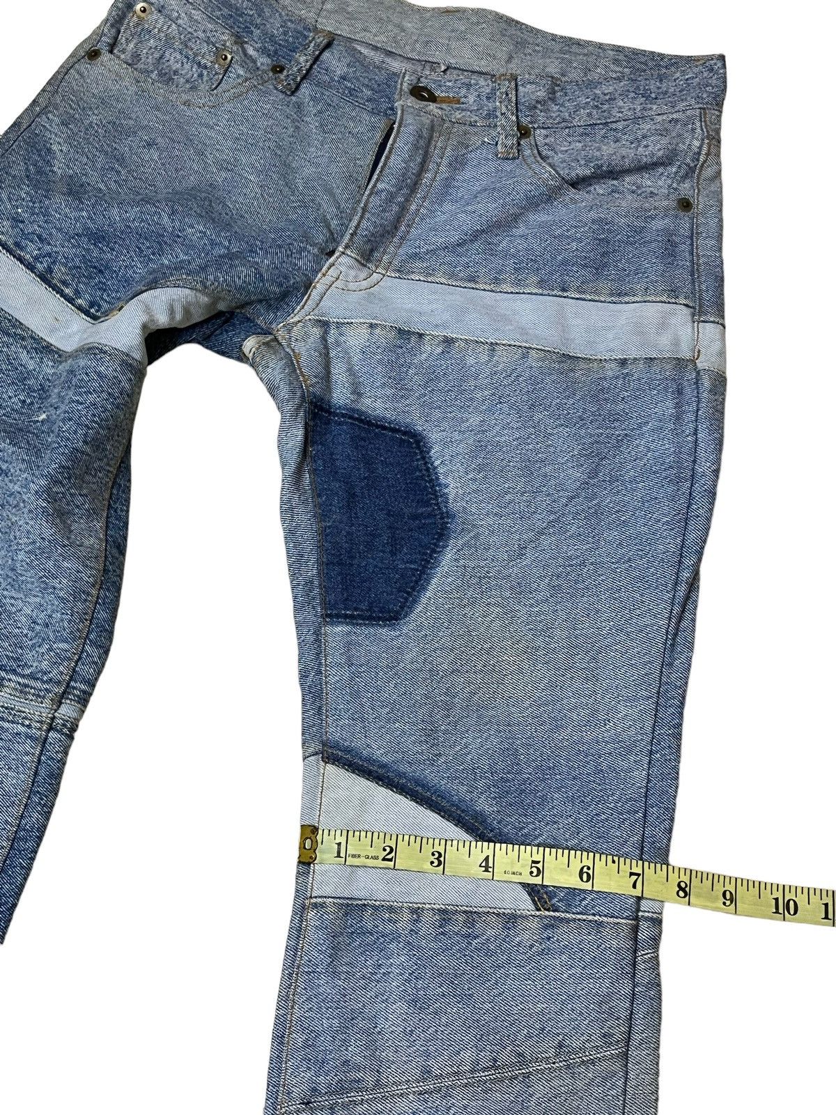 Japanese Brand SICK🔥JAPANESE PATCHWORK JEANS inspired hysteric glamour Size US 30 / EU 46 - 13 Thumbnail