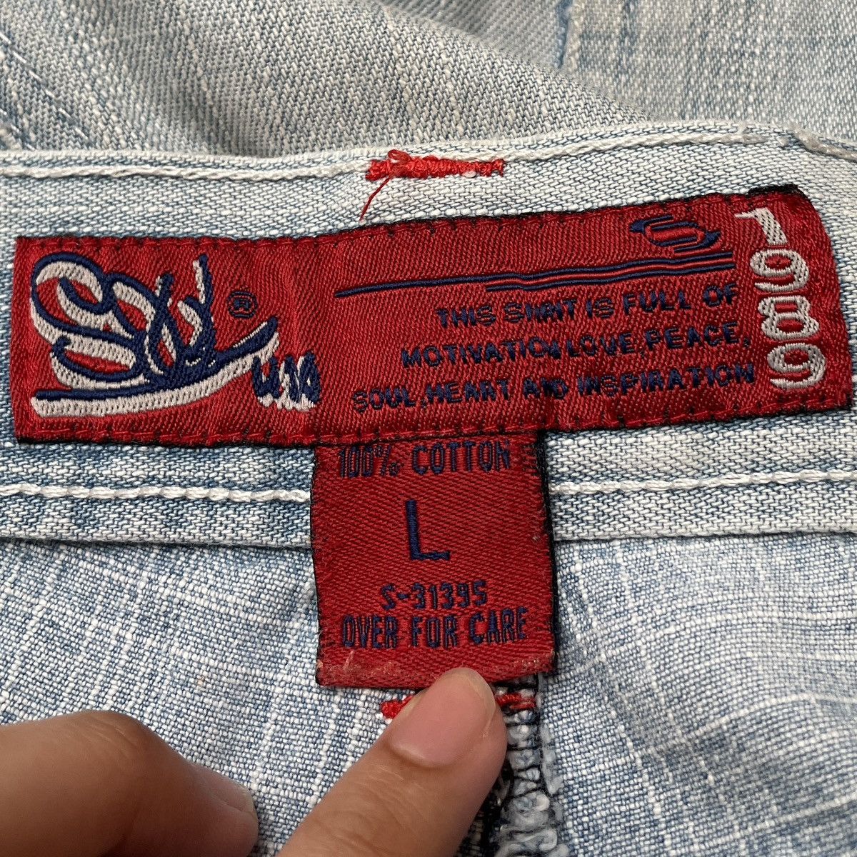 Rap Tees × Vintage Vintage Brand Soul Rapper Baggy Jeans 2000s Size US 29 - 10 Thumbnail