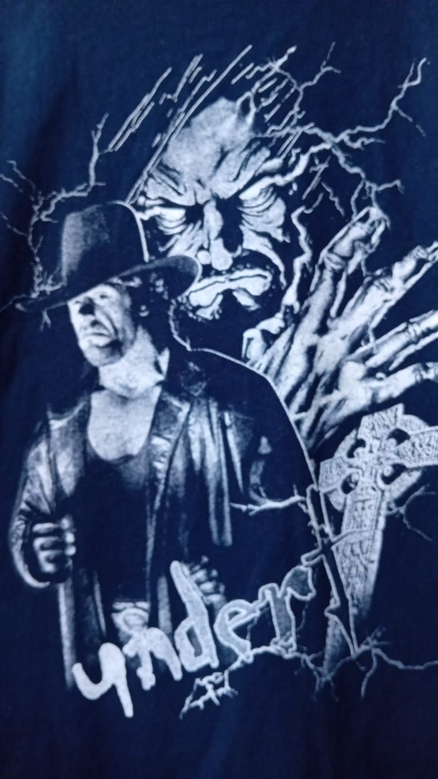 Vintage The Undertaker Vintage WWE Wrestling Shirt Double Sided Size US XL / EU 56 / 4 - 6 Thumbnail