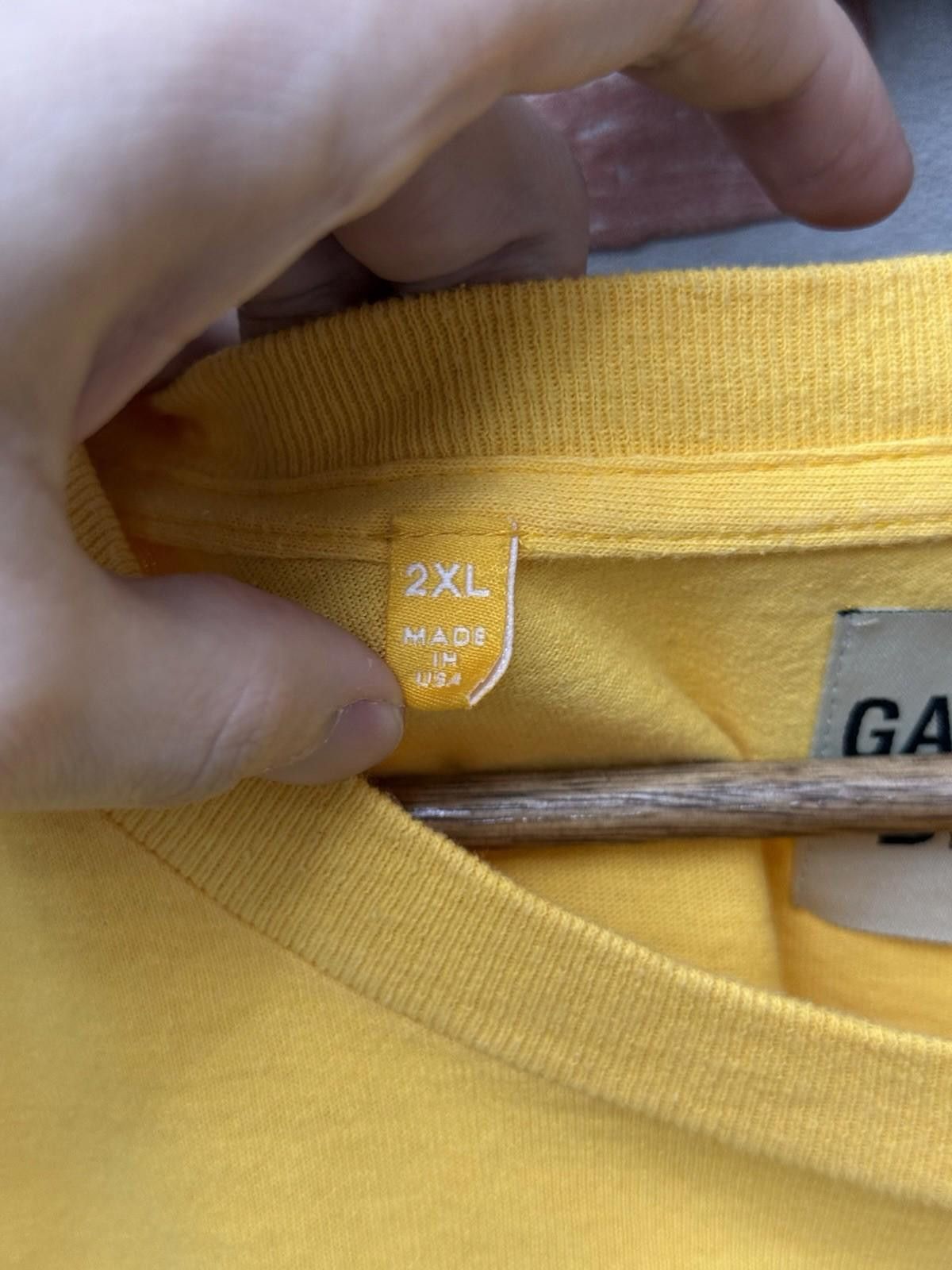 Gallery Dept. GALLERY DEPT Tee Yellow Shirt Size XXL Pre Owned Size US XXL / EU 58 / 5 - 10 Thumbnail