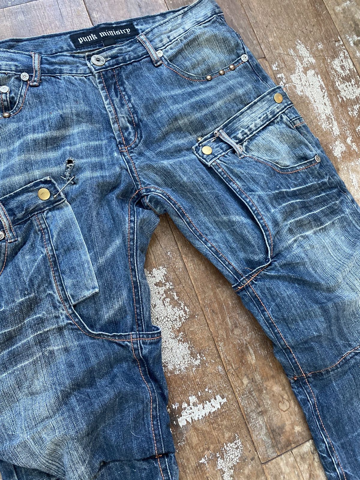 Japanese double denim jeans