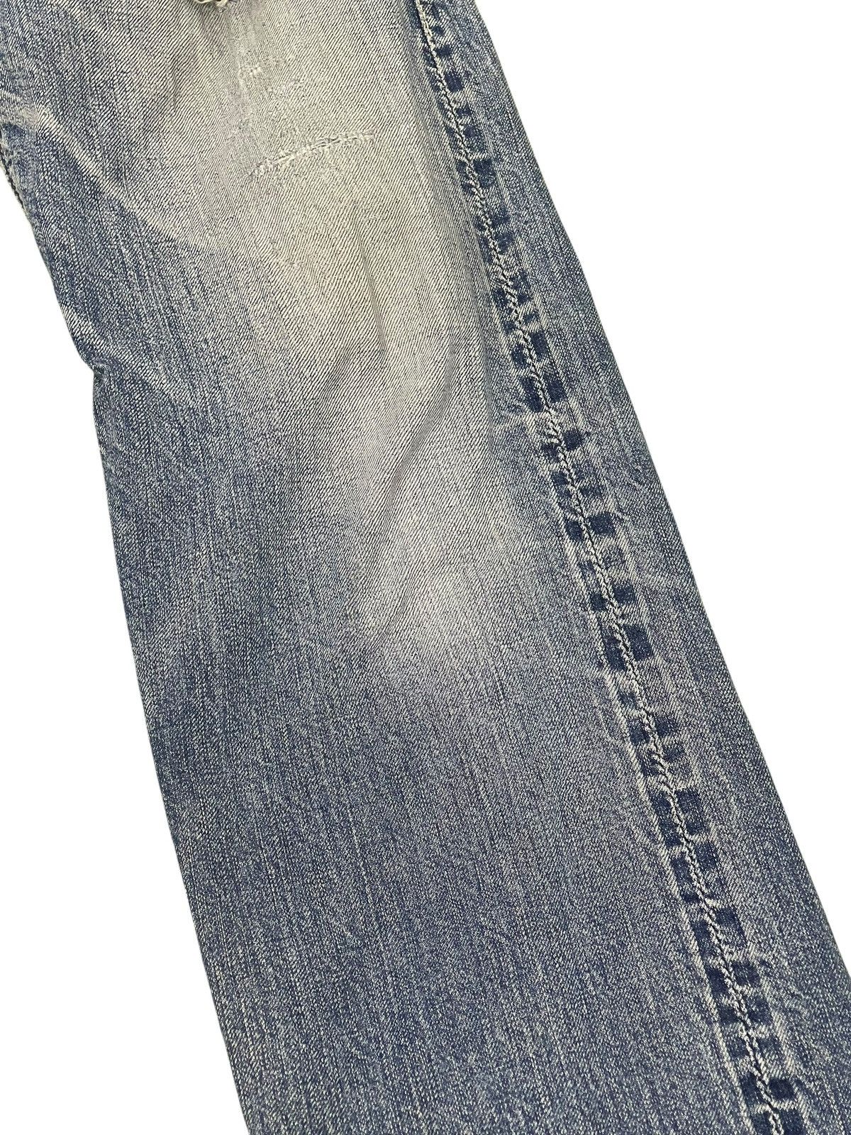 Hysteric Glamour Distress Jeans Johnbull Beauty Faded Regular Straight 2🟦6 Size US 32 / EU 48 - 4 Thumbnail