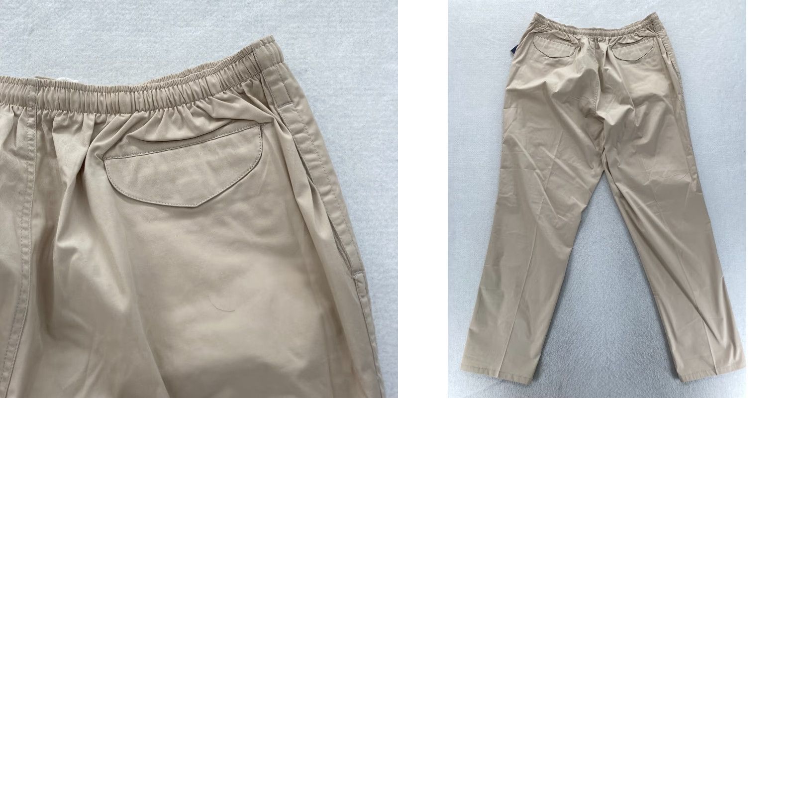 Vintage VINTAGE Sportif Pants Mens XL Khaki Beige Stretch Fabric Waistband Straight NWT Size US 36 / EU 52 - 9 Thumbnail