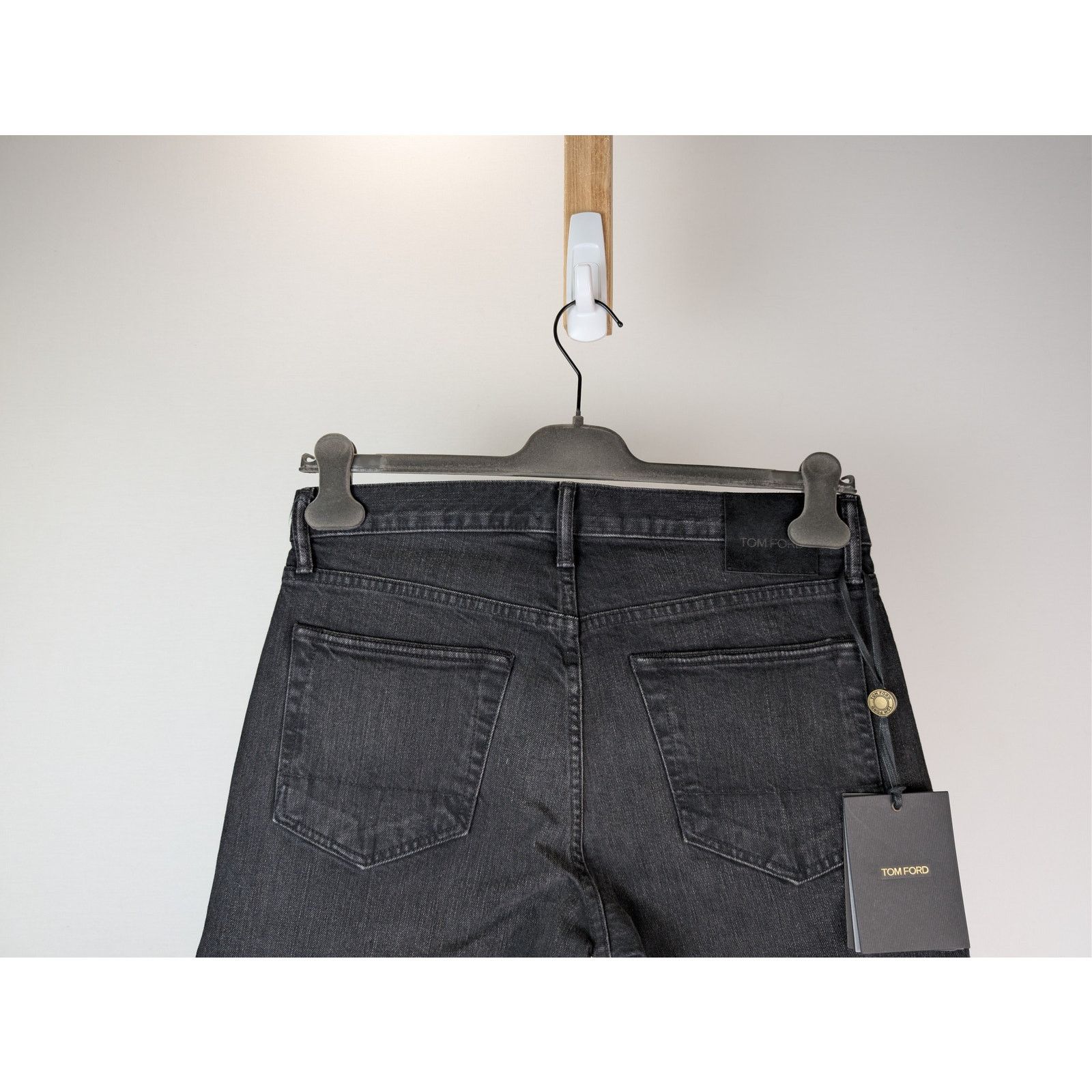 Tom Ford o1rshd1 Slim-Fit Denim Jeans in Black Size US 32 / EU 48 - 12 Thumbnail