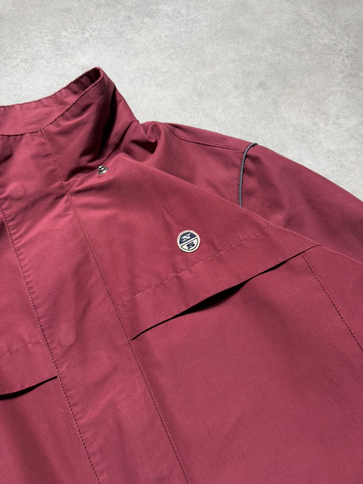 Vintage North Sails Jacket Outdoor Zip Boxy Fit Size US M / EU 48-50 / 2 - 2 Thumbnail