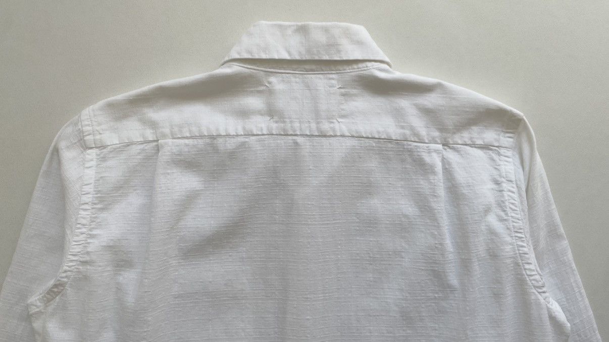 Maison Margiela S/S 03 White Grid Boucle Cotton Shirt Size US M / EU 48-50 / 2 - 13 Thumbnail