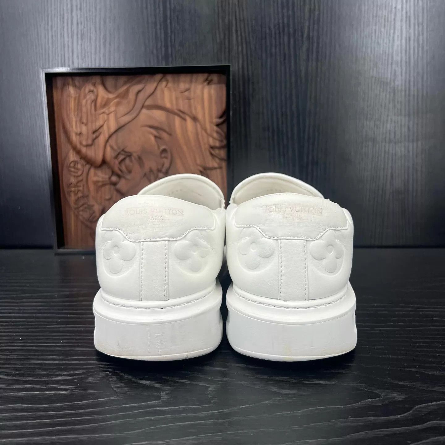 Louis Vuitton LV Beverly Hills Empreinte White Leather 5/39 Size US 8.5 / IT 38.5 - 5 Thumbnail