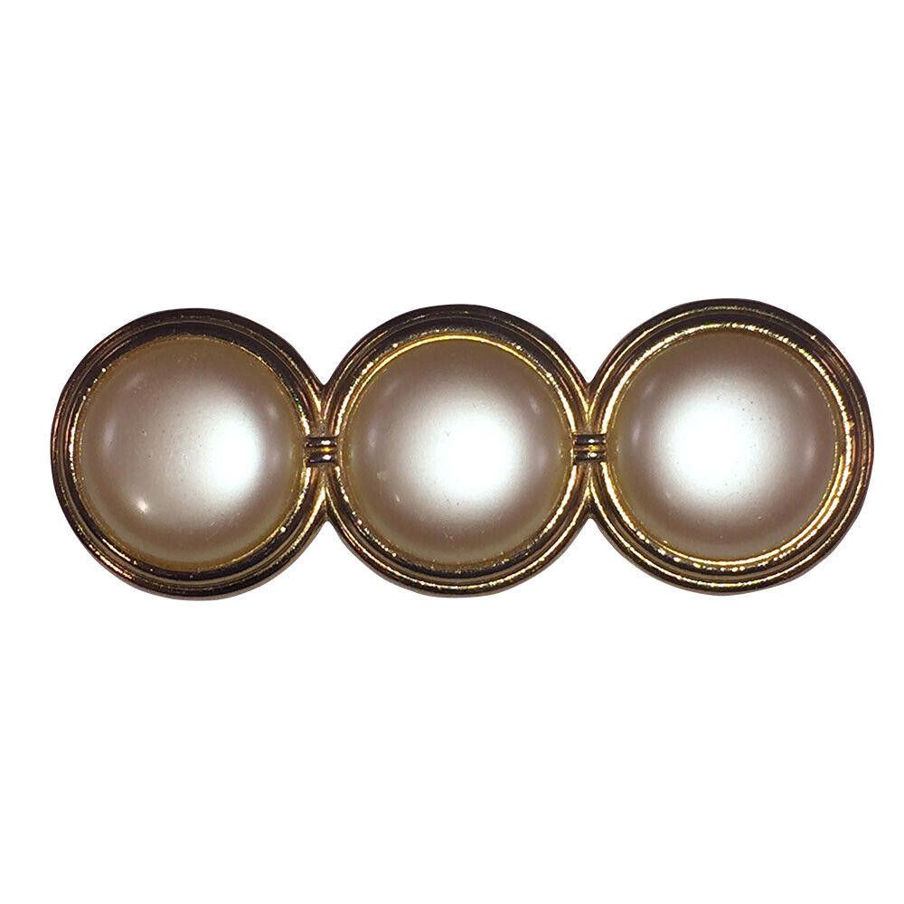 Yves Saint Laurent Yves Saint Laurent Simulated Pearl Bar Pin Size ONE SIZE - 1 Thumbnail