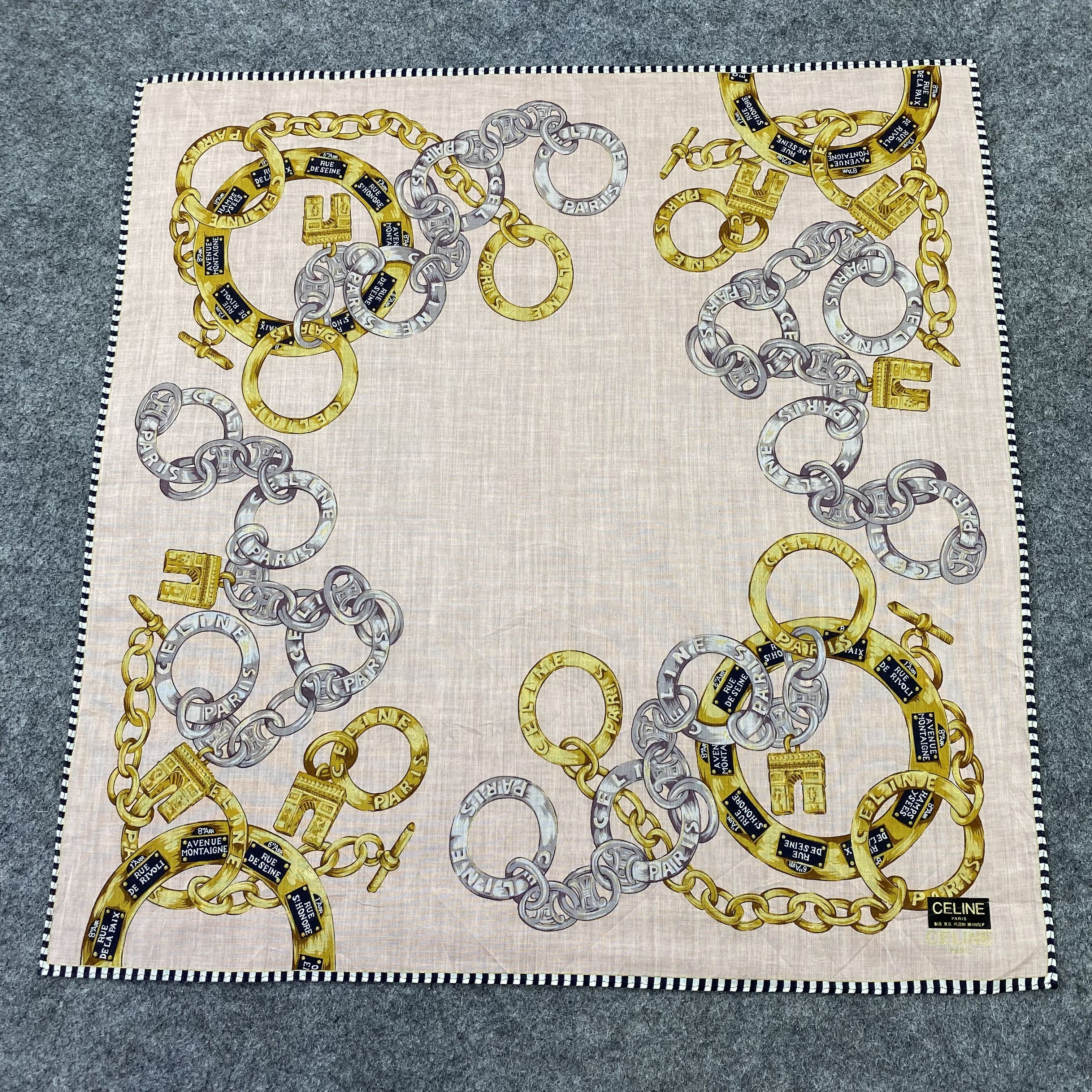 Celine Celine Handkerchief / Bandana / Neckerchief -B1056 Size ONE SIZE - 3 Thumbnail