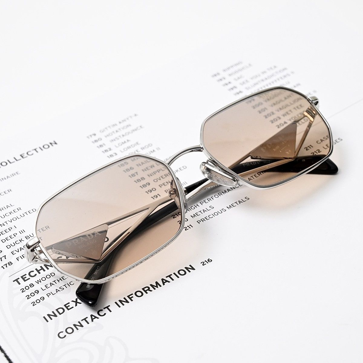Prada PRADA 0PR A51S SUNGLASSES Size ONE SIZE - 9 Thumbnail