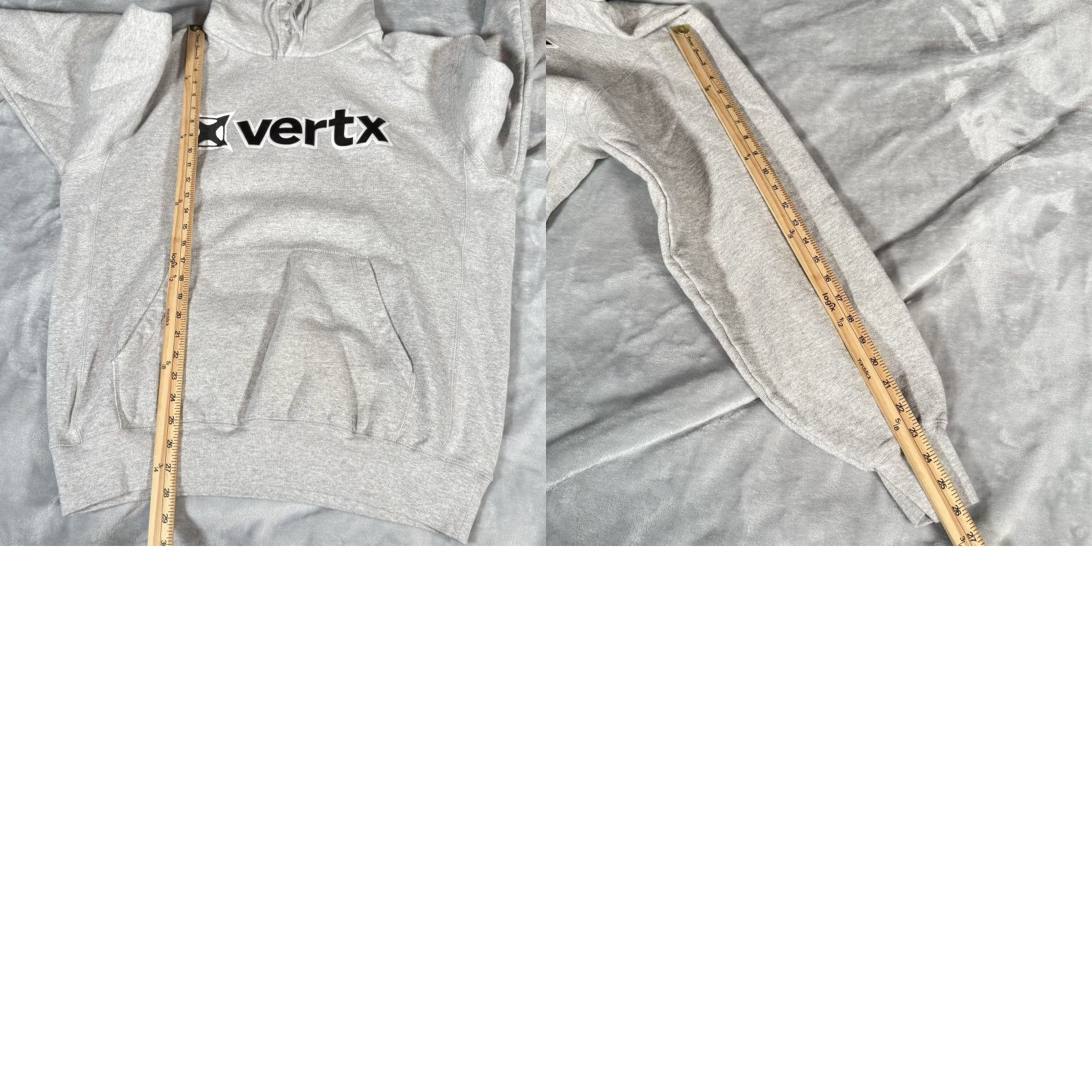 Logo 7 Vertx Hoodie Adult Large Gray Logo Pullover Sweatshirt Cotton Polyester Fleece Sports Mens Size US L / EU 52-54 / 3 - 8 Thumbnail