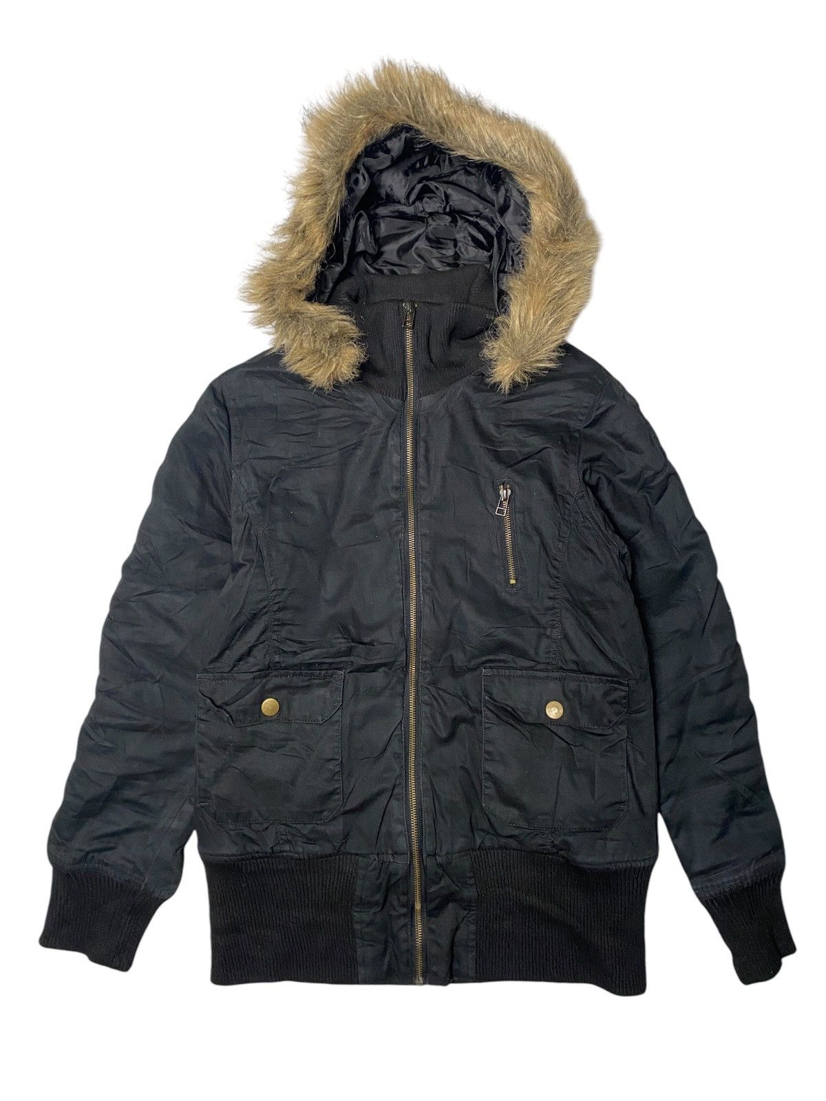 If Six Was Nine 2000's Recette Fur Parka Jacket Size US M / EU 48-50 / 2 - 1 Thumbnail